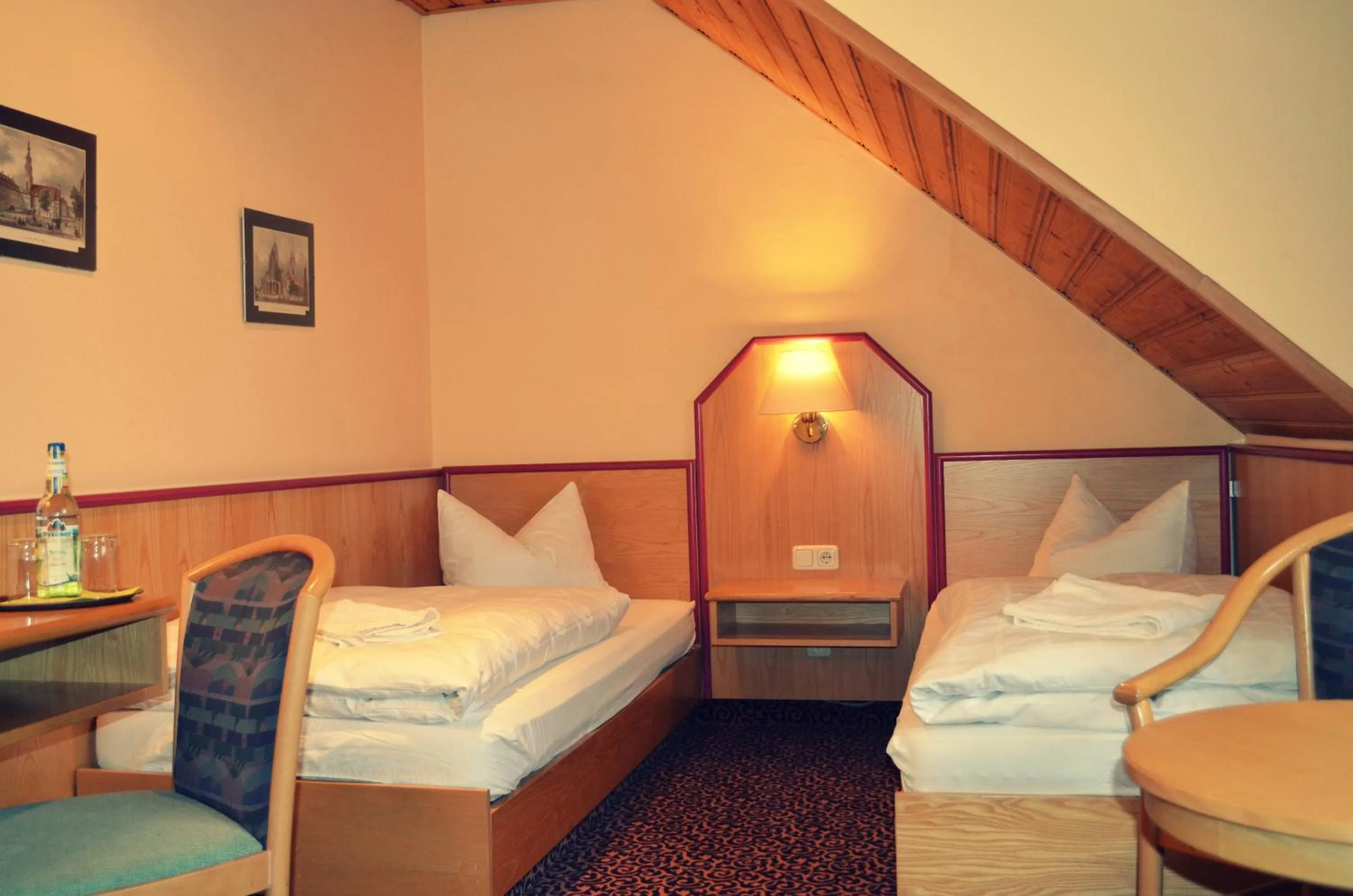 Bed in ROTHSEE Hotel