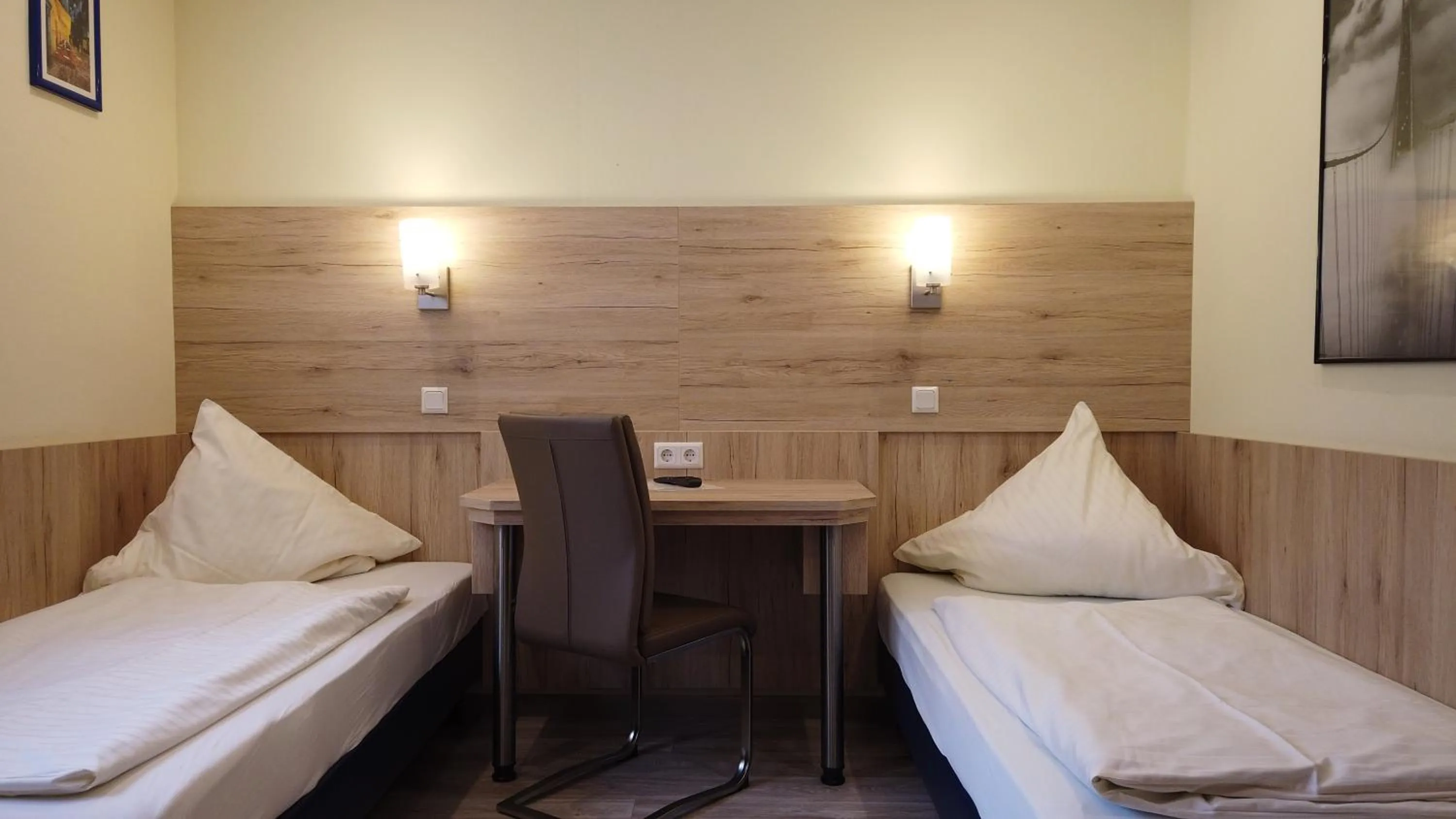 Bed in ROTHSEE Hotel