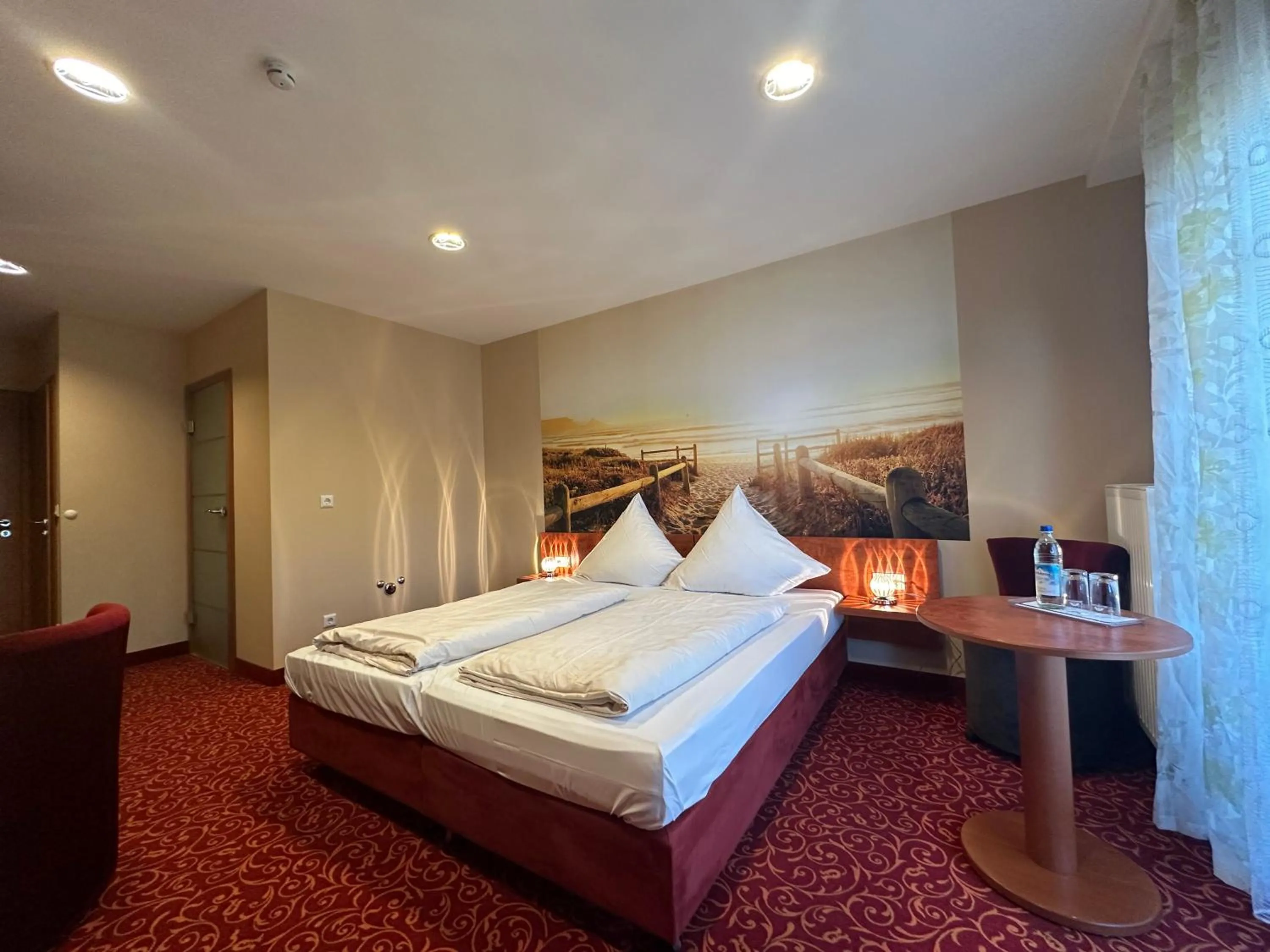 Bed in ROTHSEE Hotel