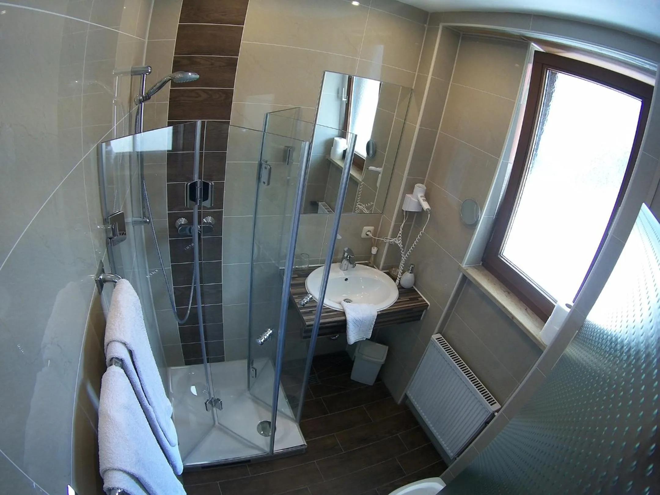 Shower in ROTHSEE Hotel