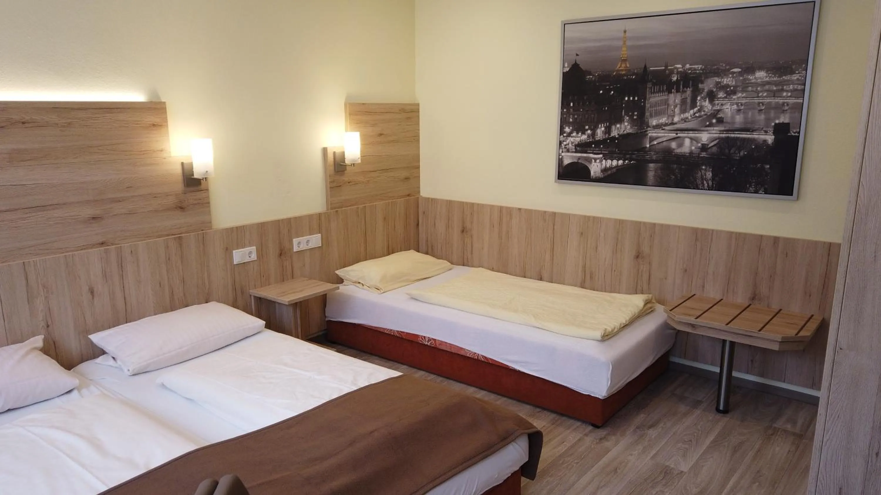 Bed in ROTHSEE Hotel