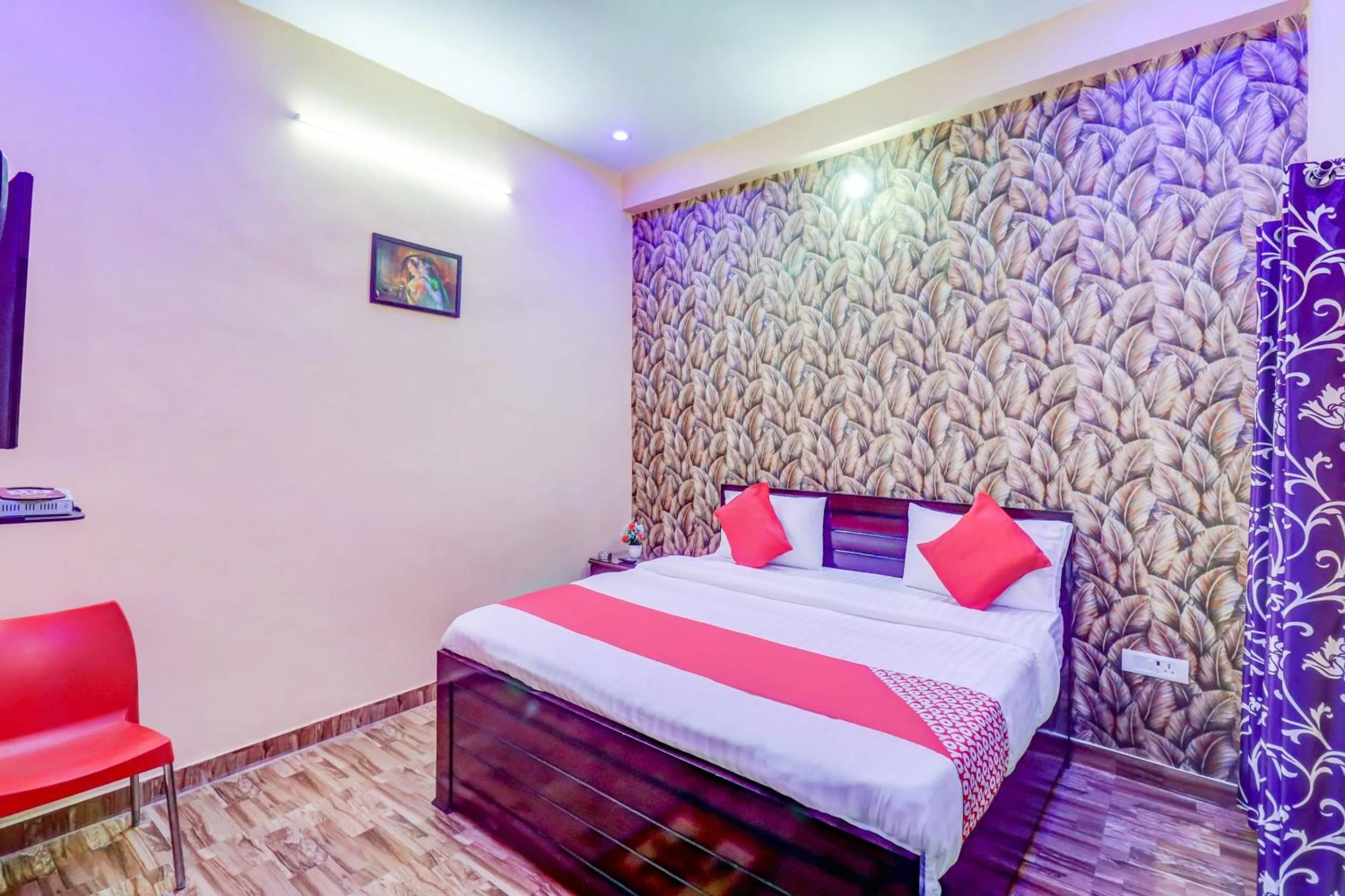 Bedroom, Bed in Hotel O R K RESIDENCY SGPGI