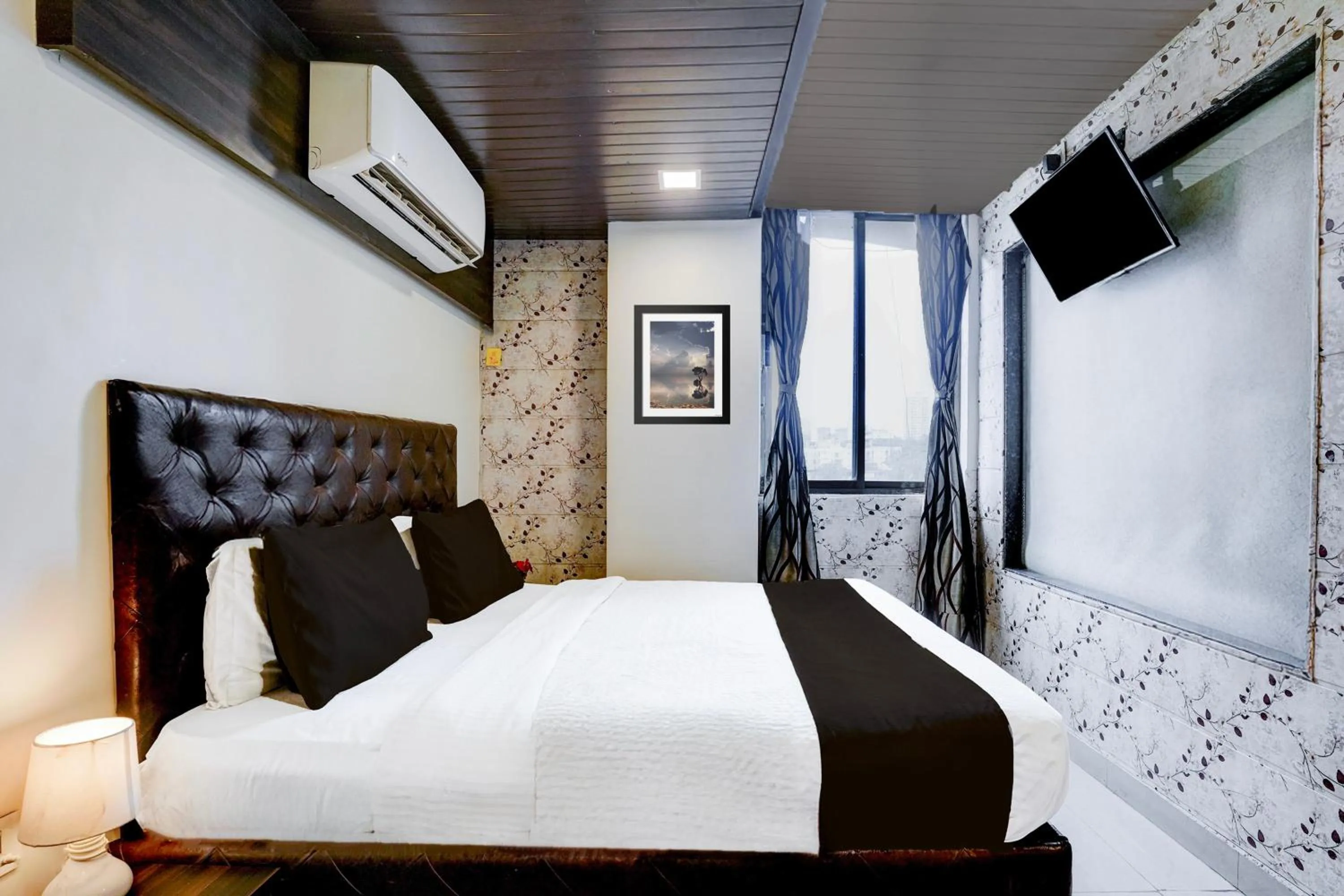 Bedroom, Bed in Super Collection O Thane Formerly Dove Residency