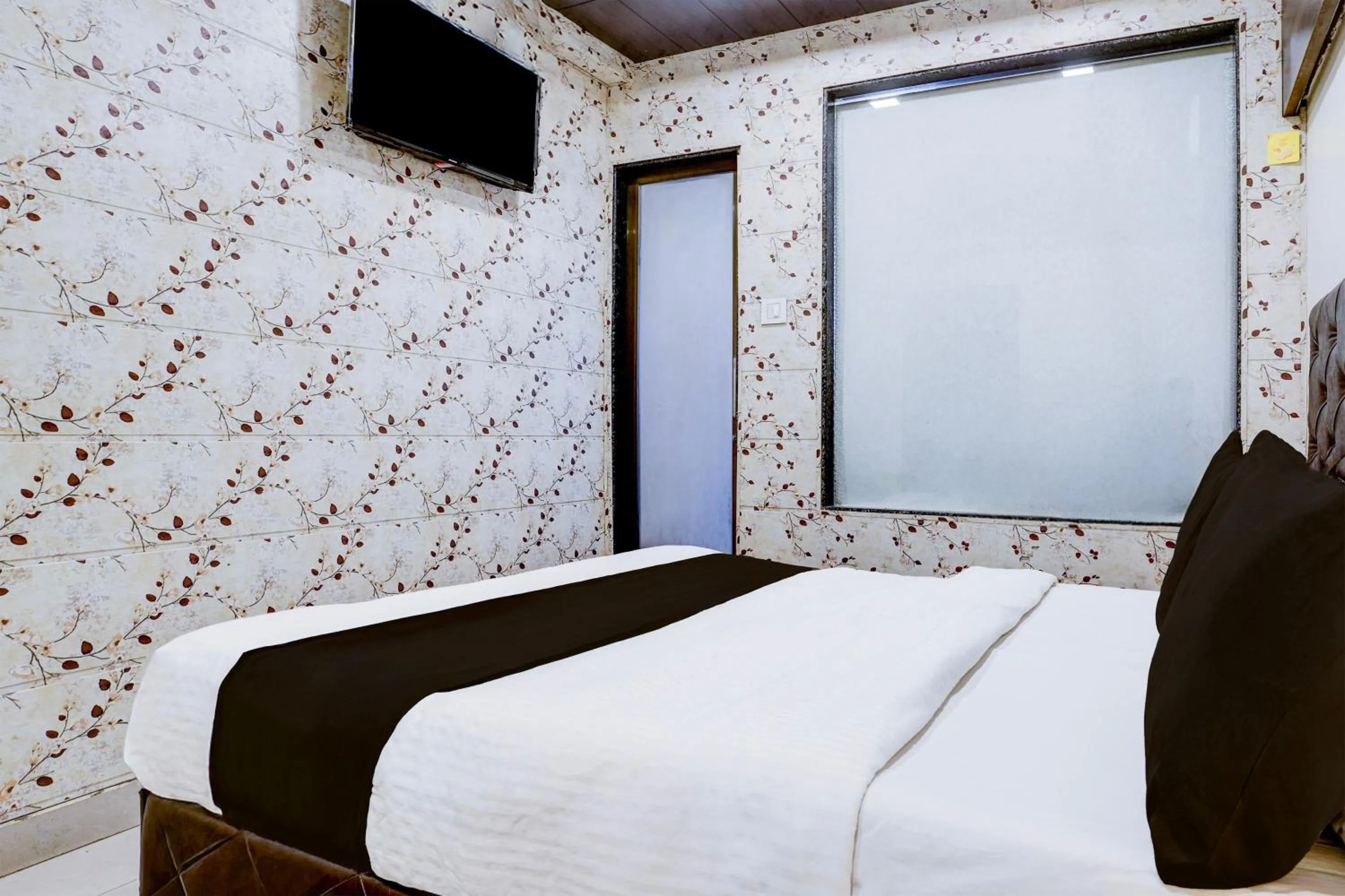 Bedroom, Bed in Super Collection O Thane Formerly Dove Residency