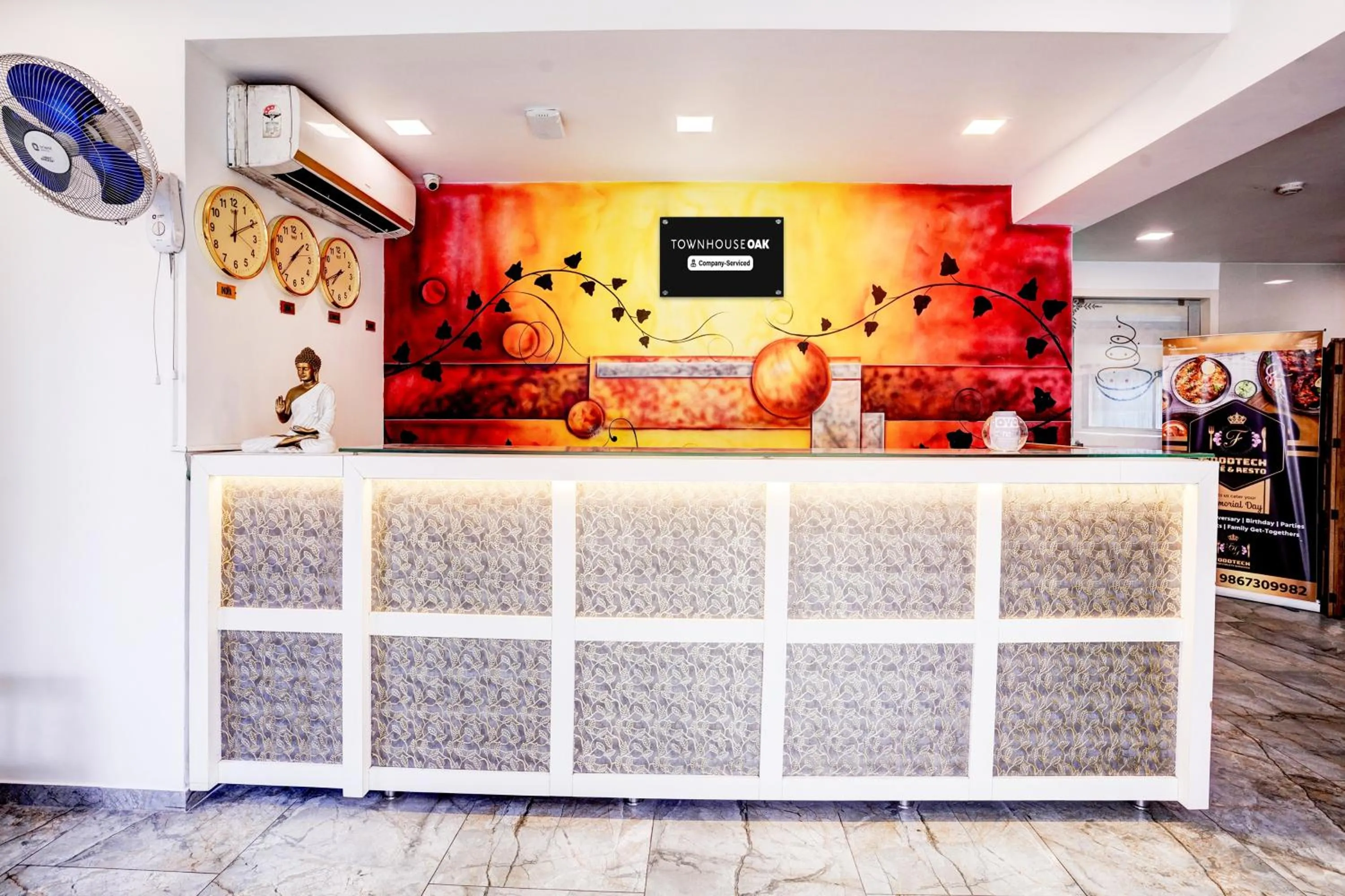 Lobby or reception in FabHotel Ashray Residency