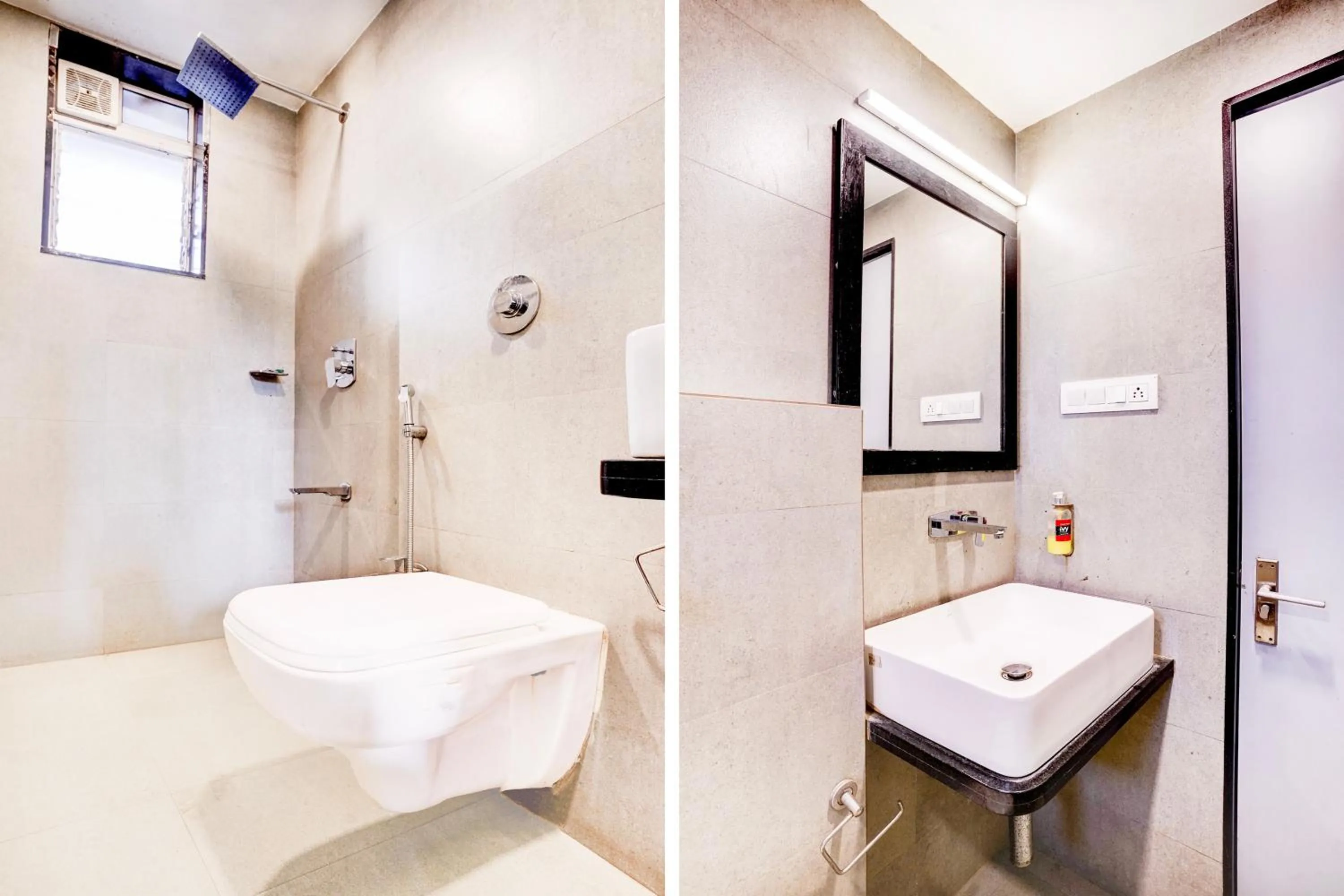 Bathroom in Super Townhouse OAK Kopar Khairane Navi Mumbai Formerly IVY Hotel