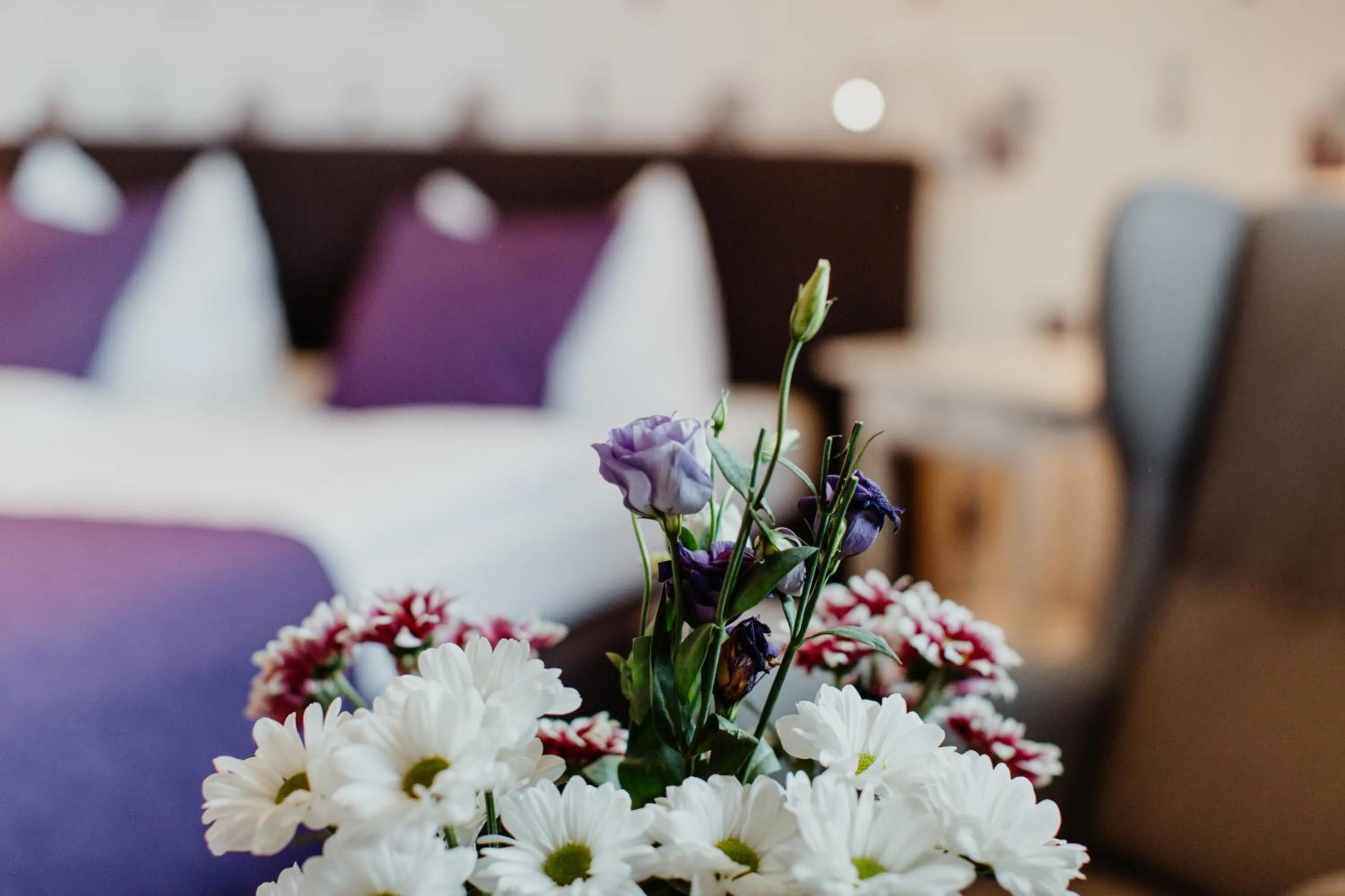 Bedroom, Bed in Landhaus Streeck