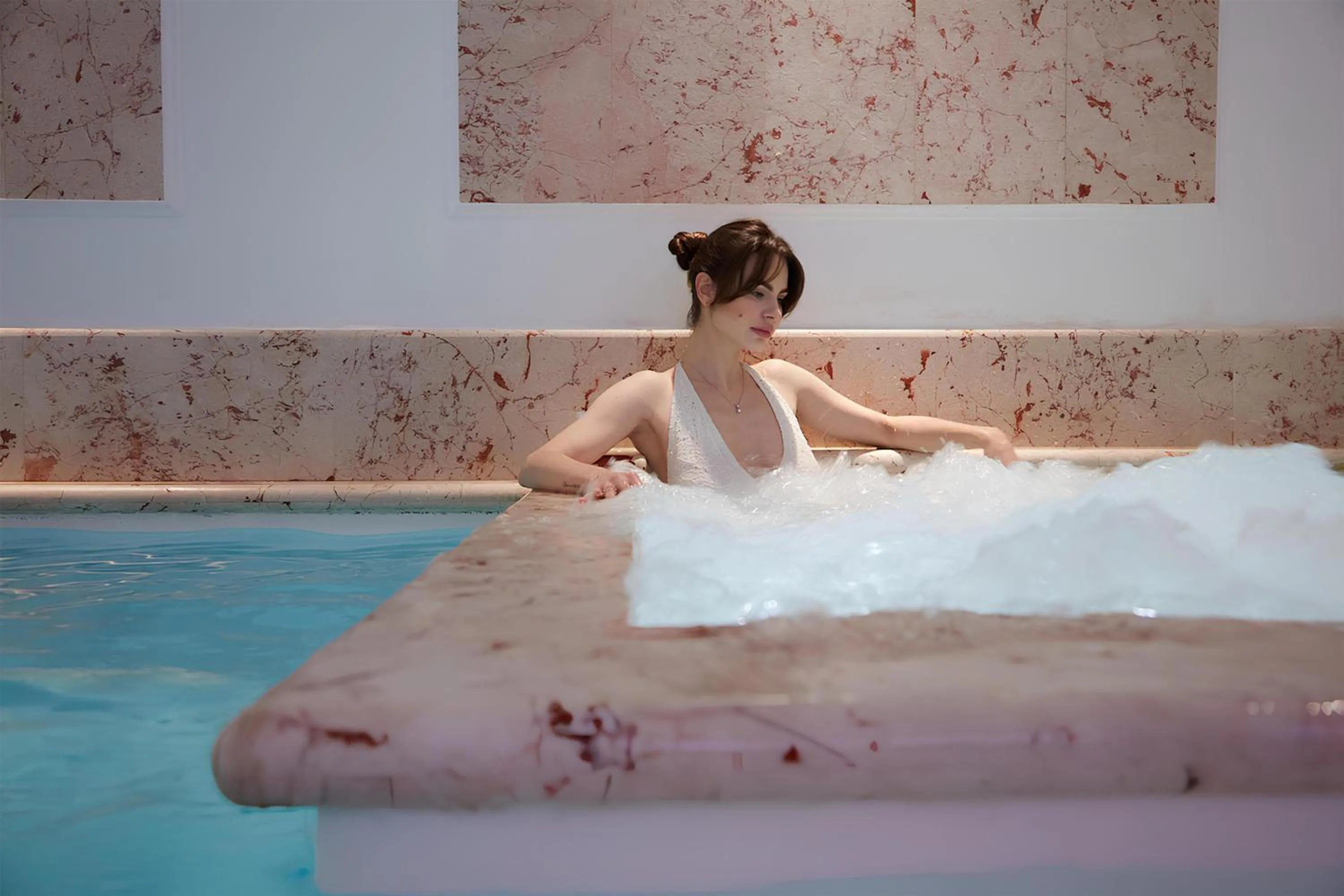 Pool view in Paris j'Adore Hotel & Spa