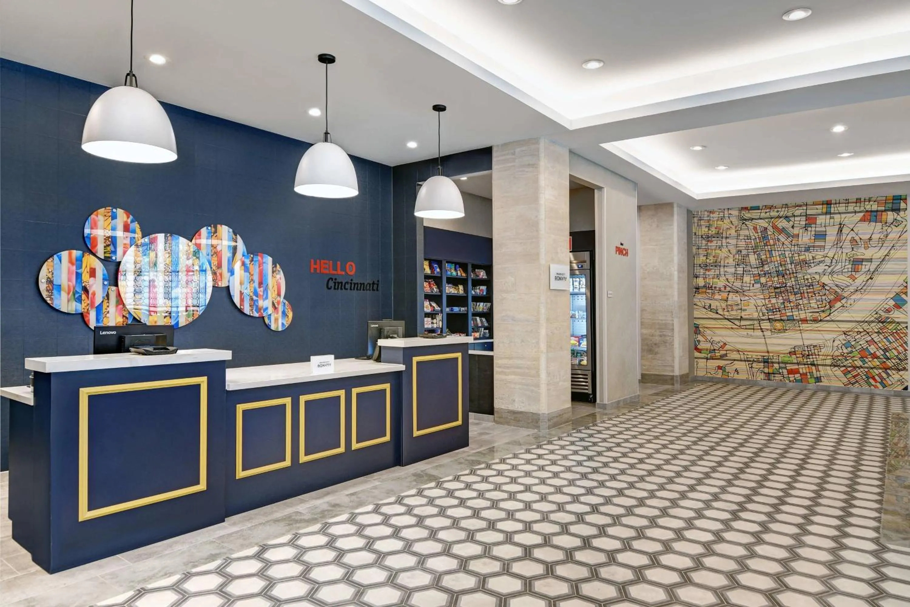 Lobby or reception in TownePlace Suites by Marriott Cincinnati Downtown