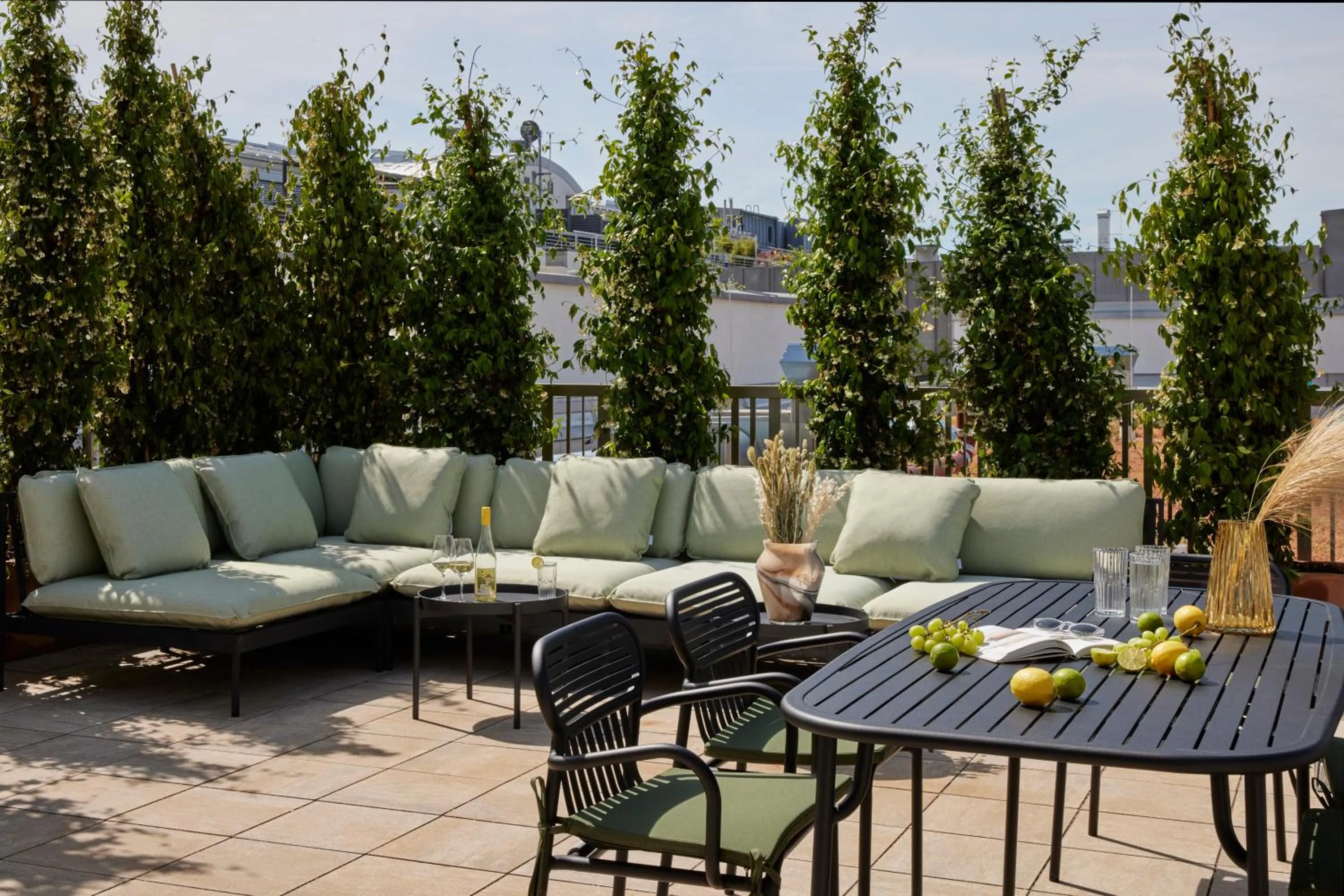 Balcony/Terrace in Schwan Locke