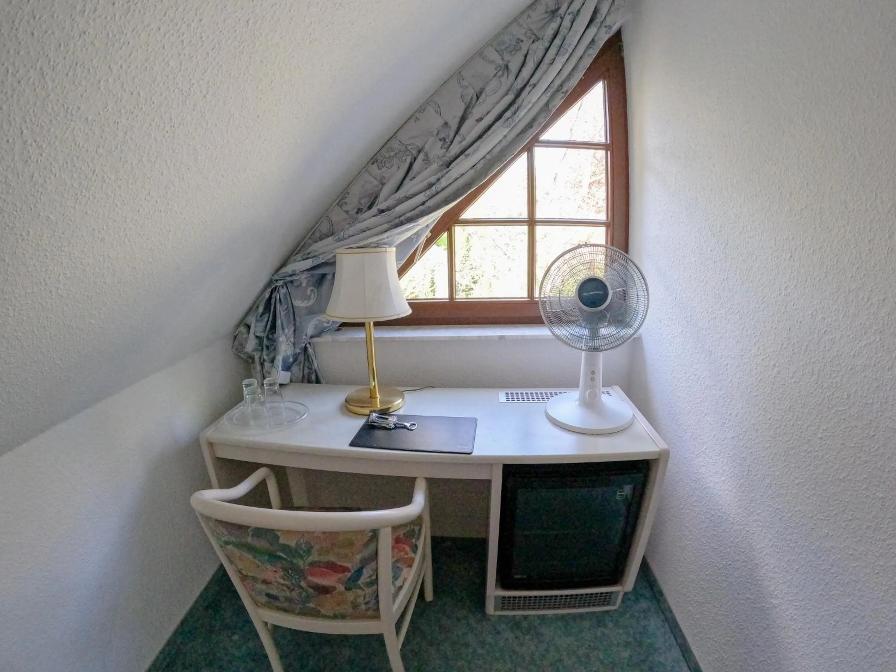 fireplace in Hotel Diana