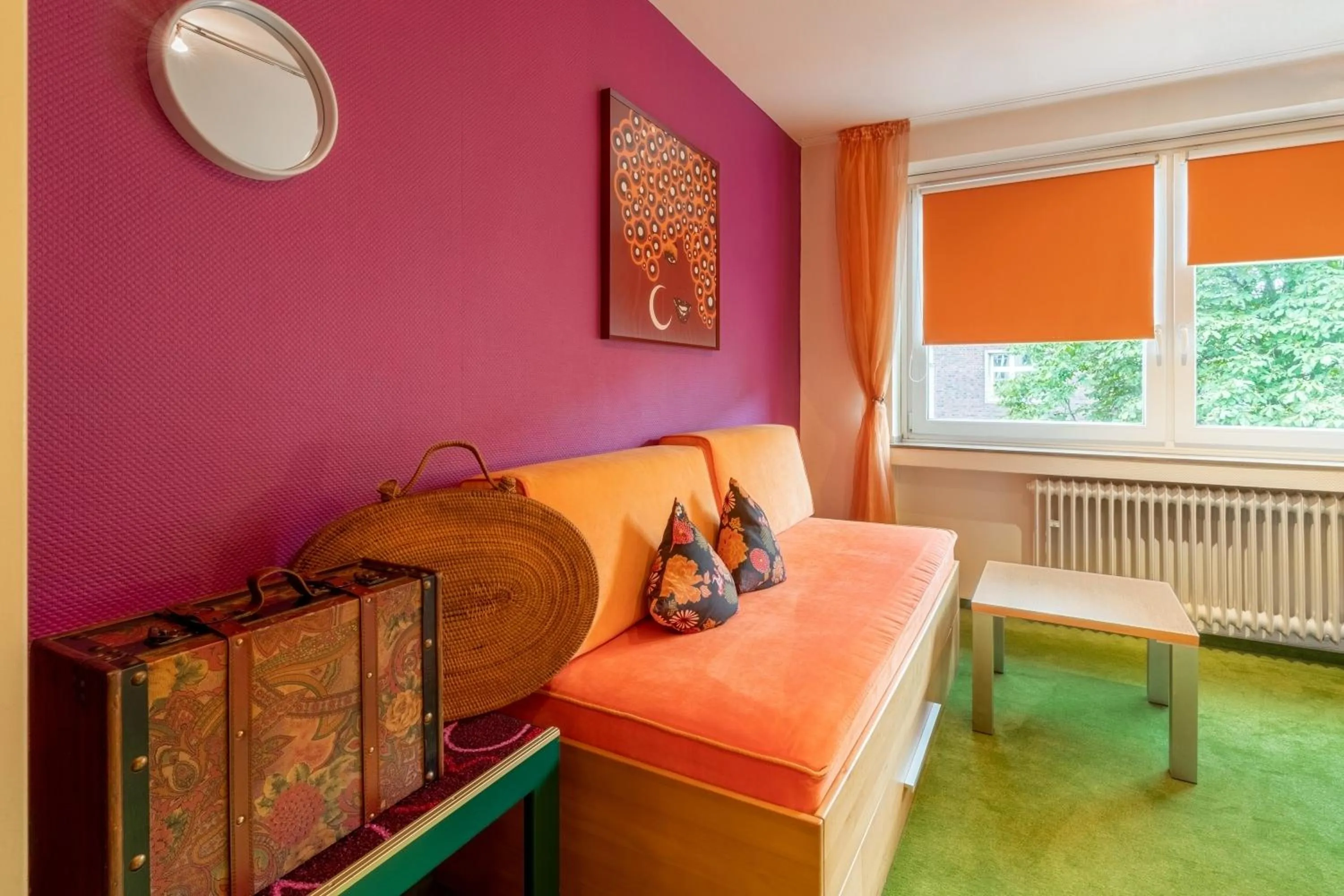 Bed in Hotel Arosa Düsseldorf Oberkassel