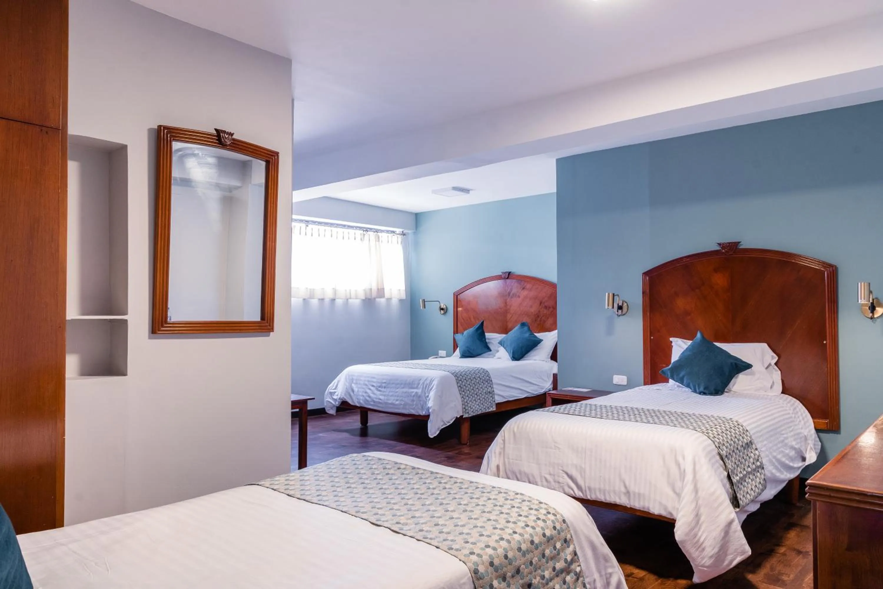 Property building, Bed in Hotel Libertador