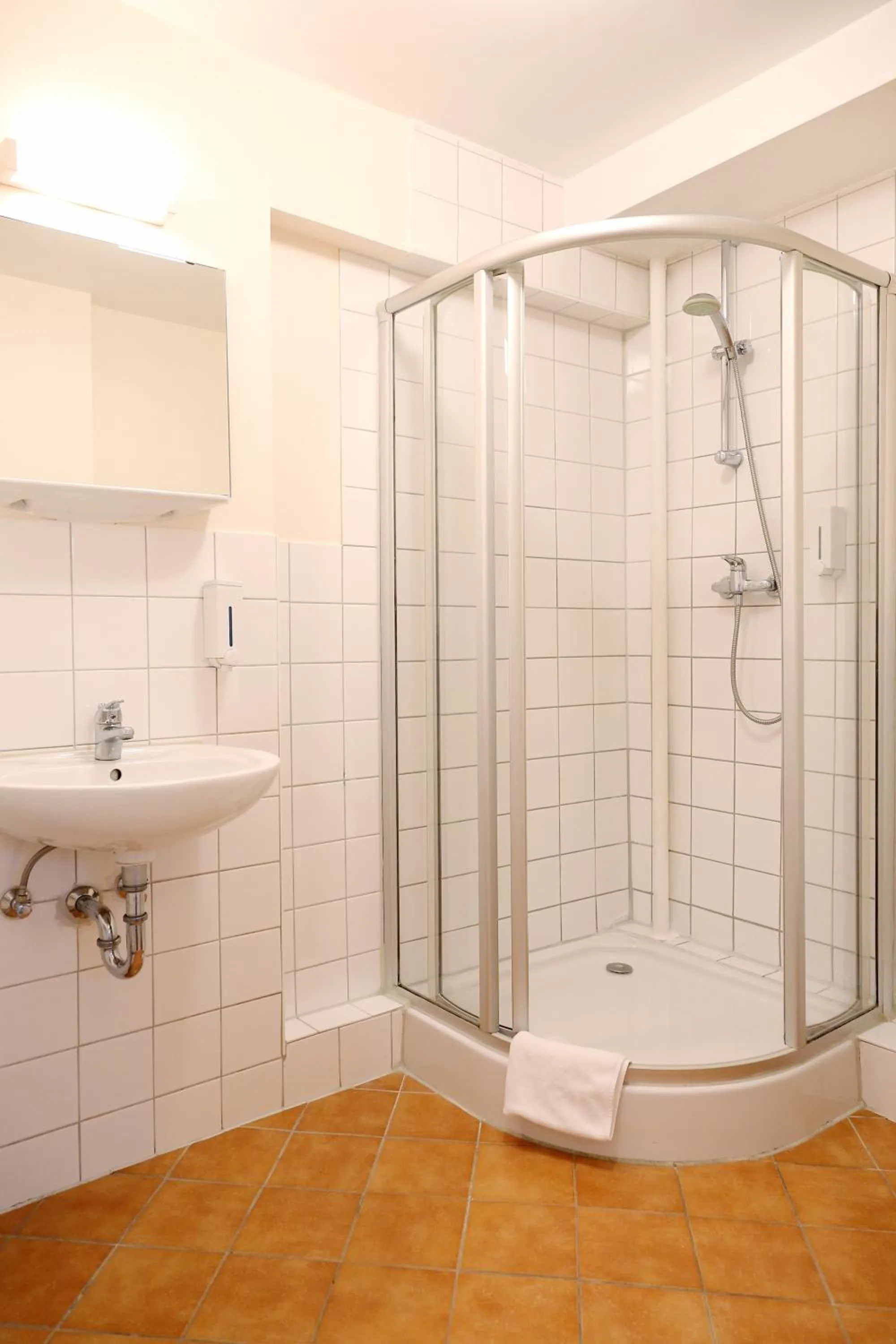 Shower in Pension Alpha