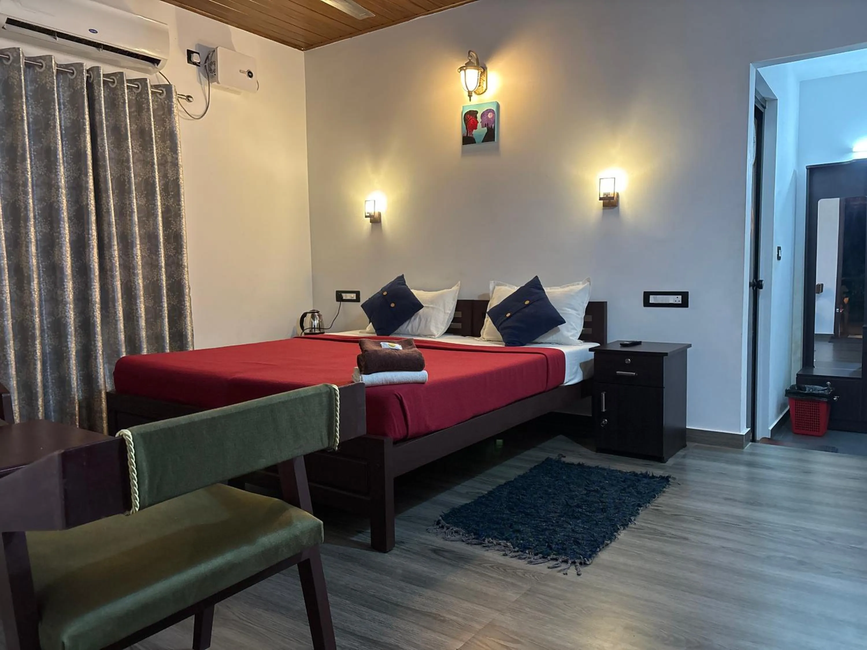 Bed in Marari Charlys Homestay