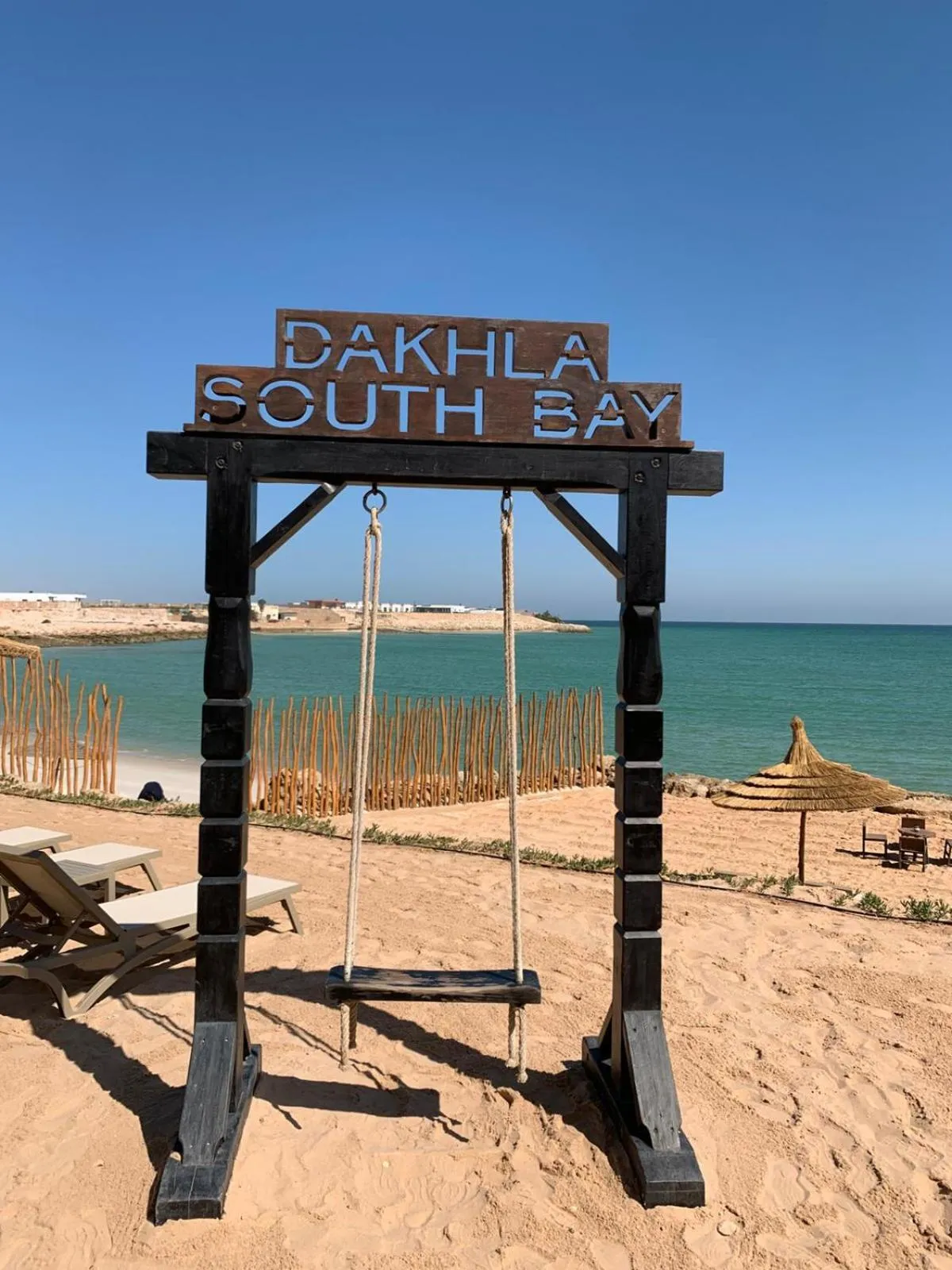 Beach in Dakhla South Bay