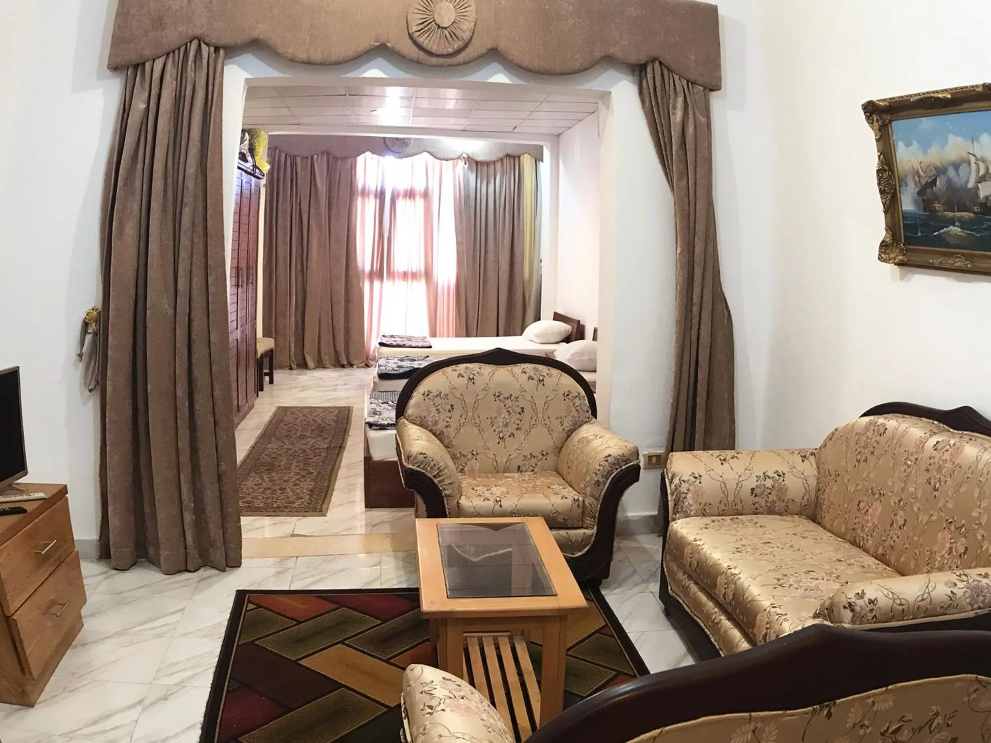 Living room in Station House