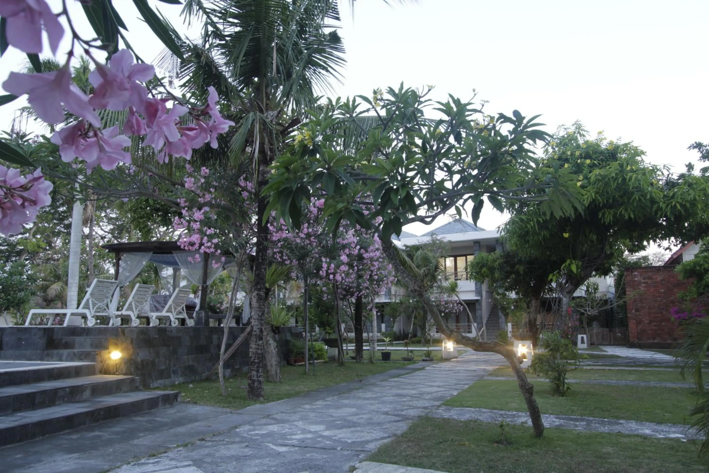 Garden in Alit Beach Resort and Villas