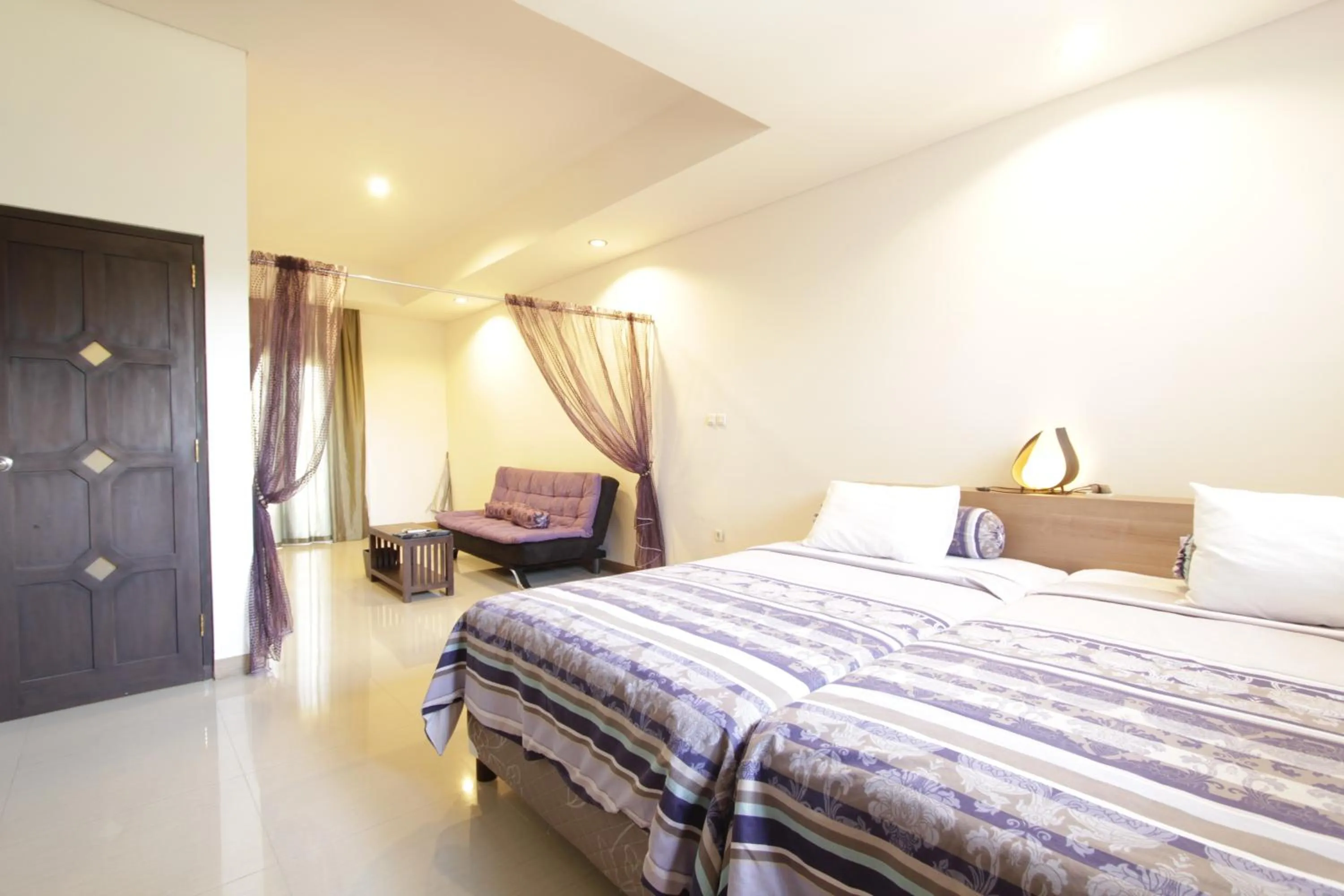 Bedroom, Bed in Alit Beach Resort and Villas