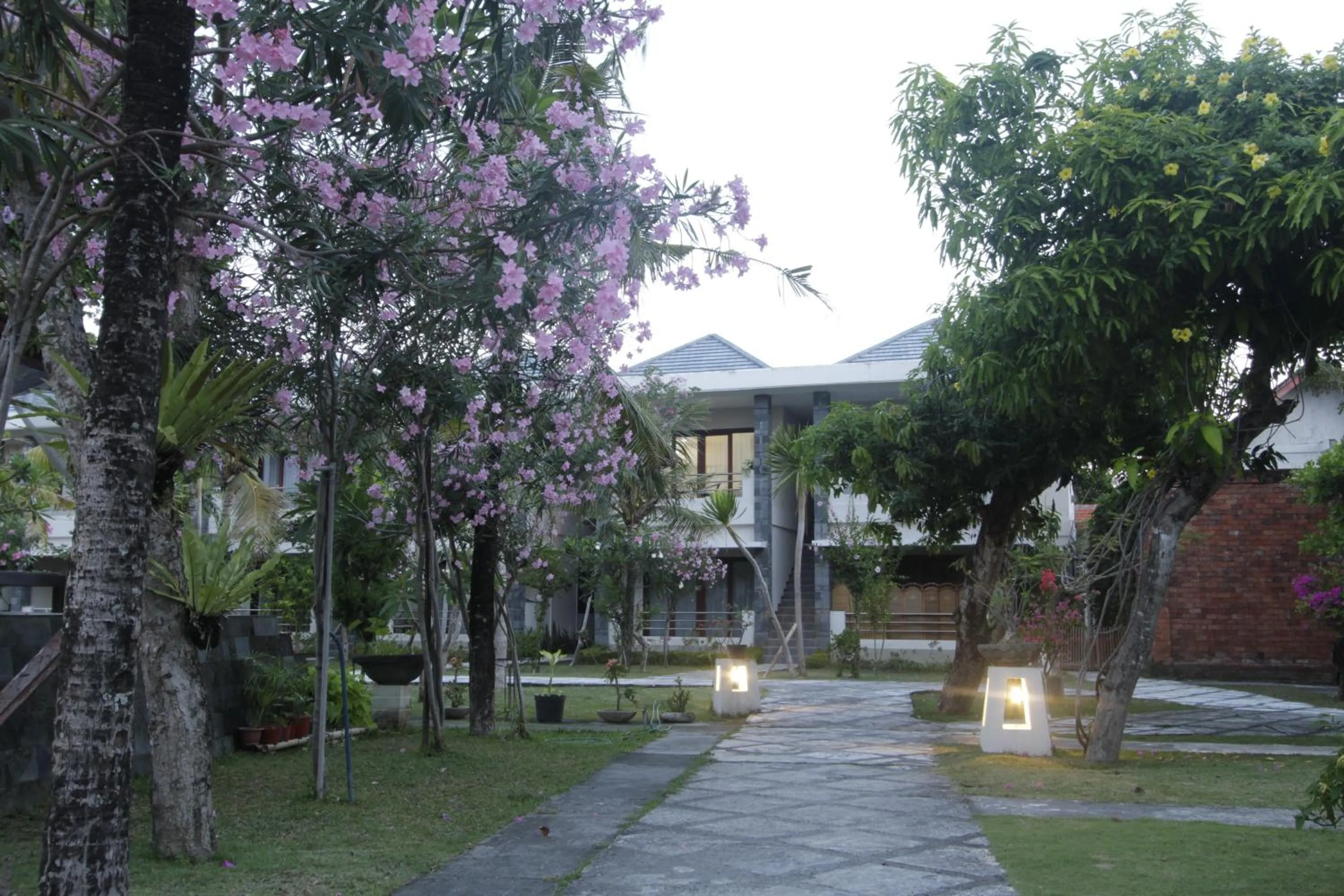 Garden in Alit Beach Resort and Villas