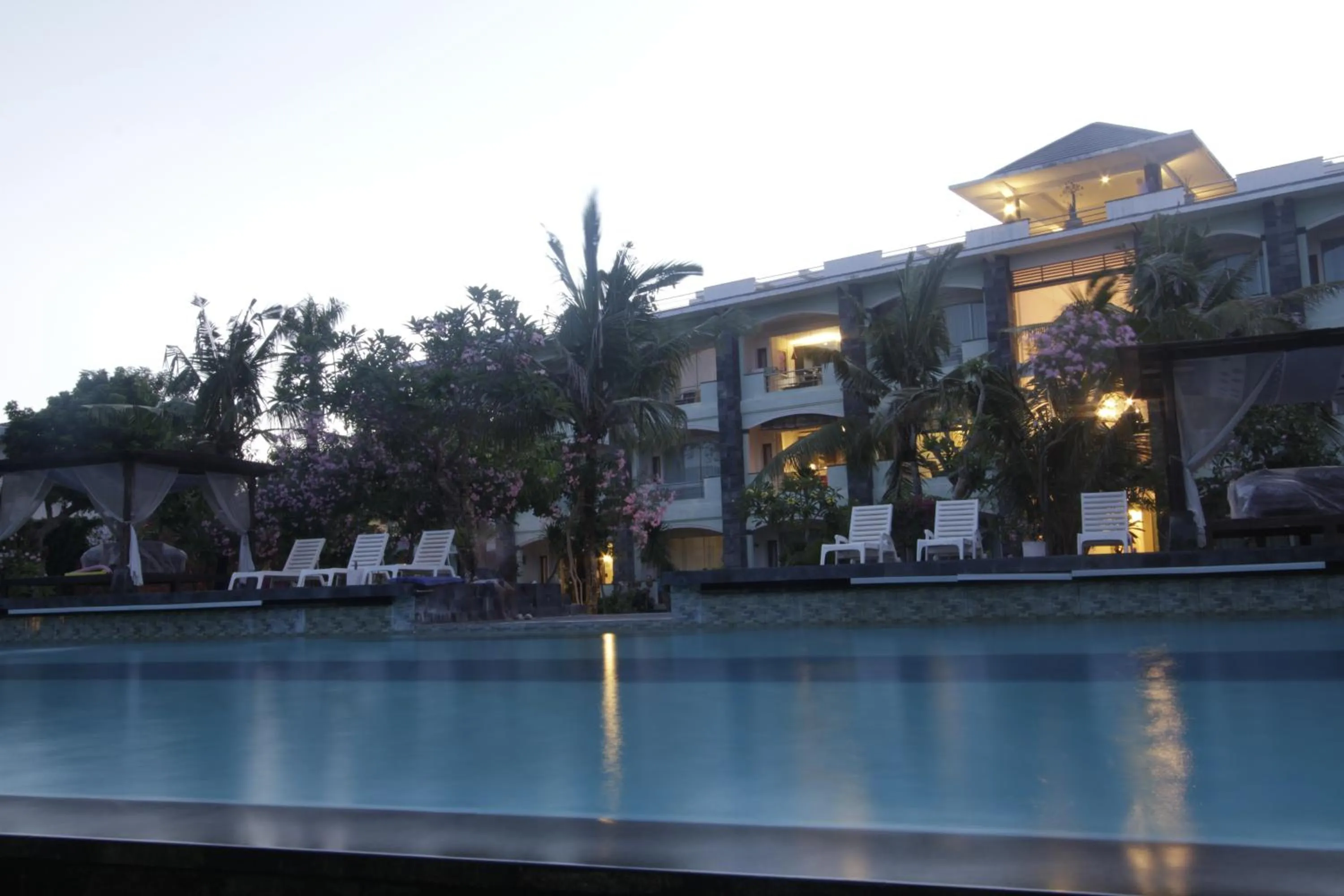 Swimming pool in Alit Beach Resort and Villas