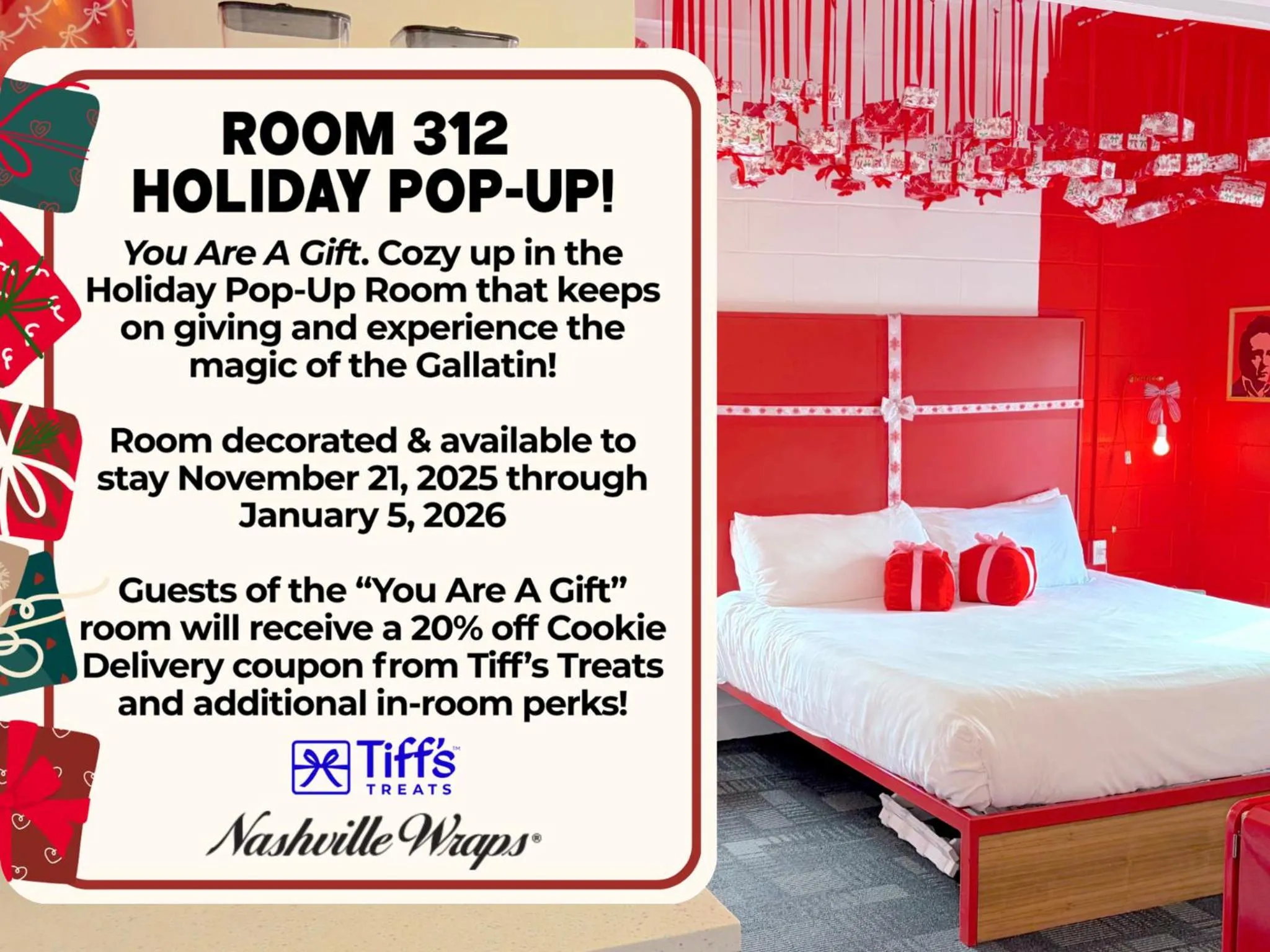 Bedroom, Bed in The Gallatin