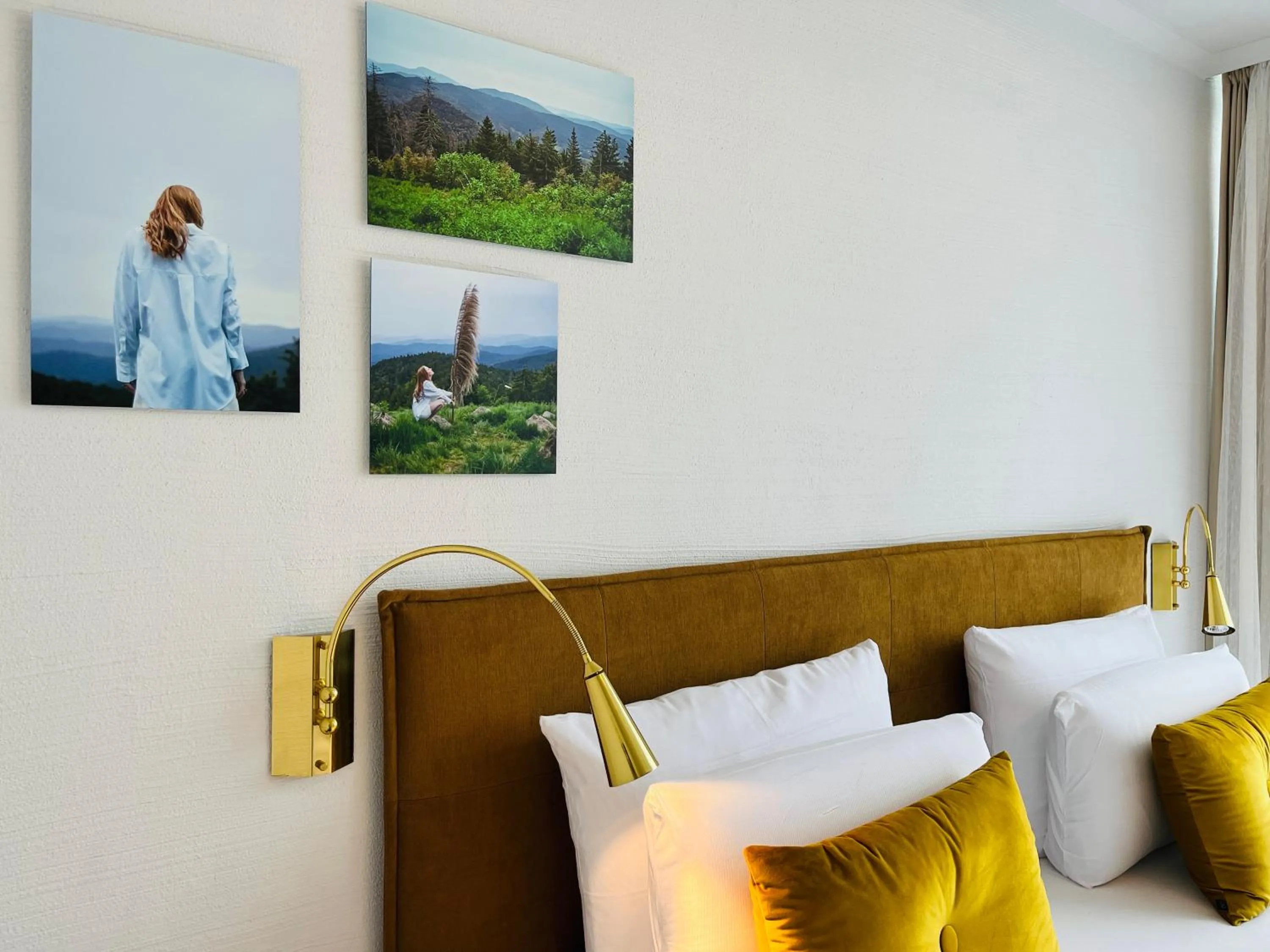 Bedroom, Bed in Hotel Schlossberg