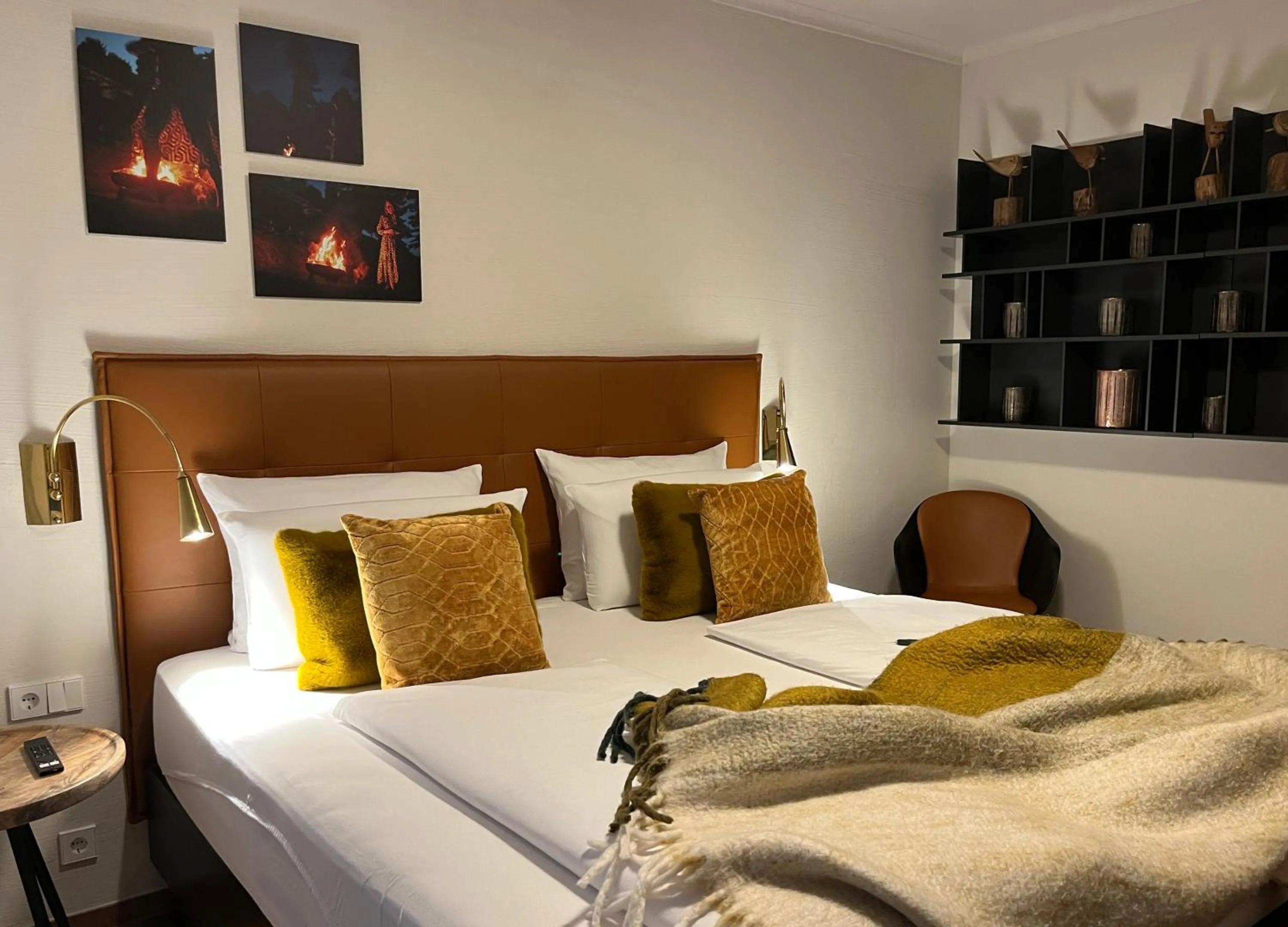 Bedroom, Bed in Hotel Schlossberg