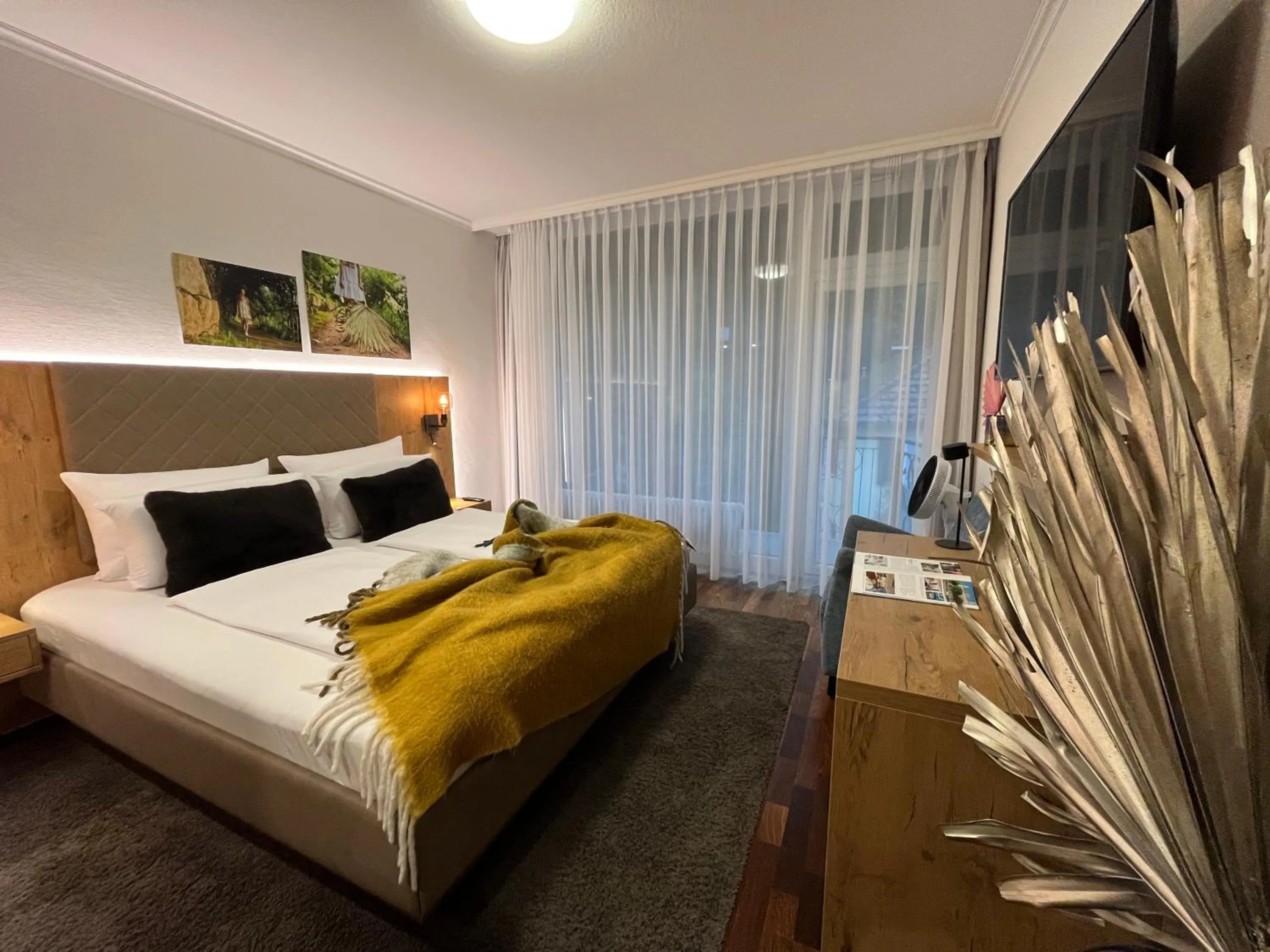 Bed in Hotel Schlossberg