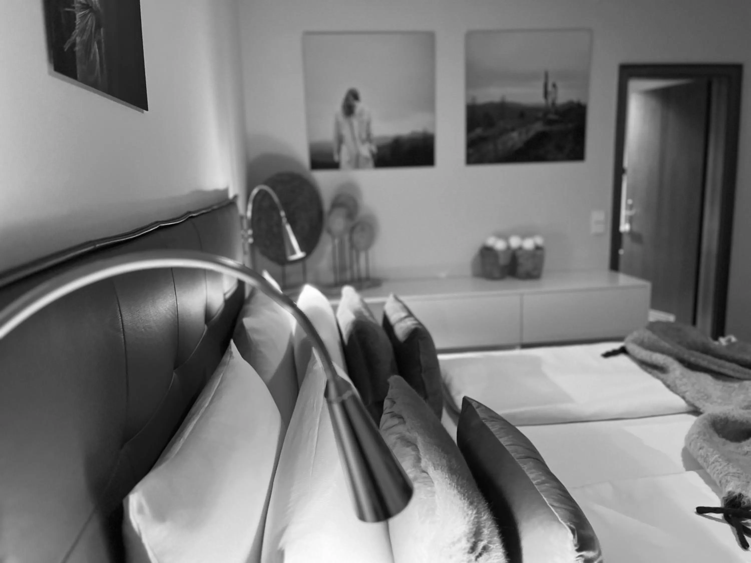 Bedroom, Bed in Hotel Schlossberg