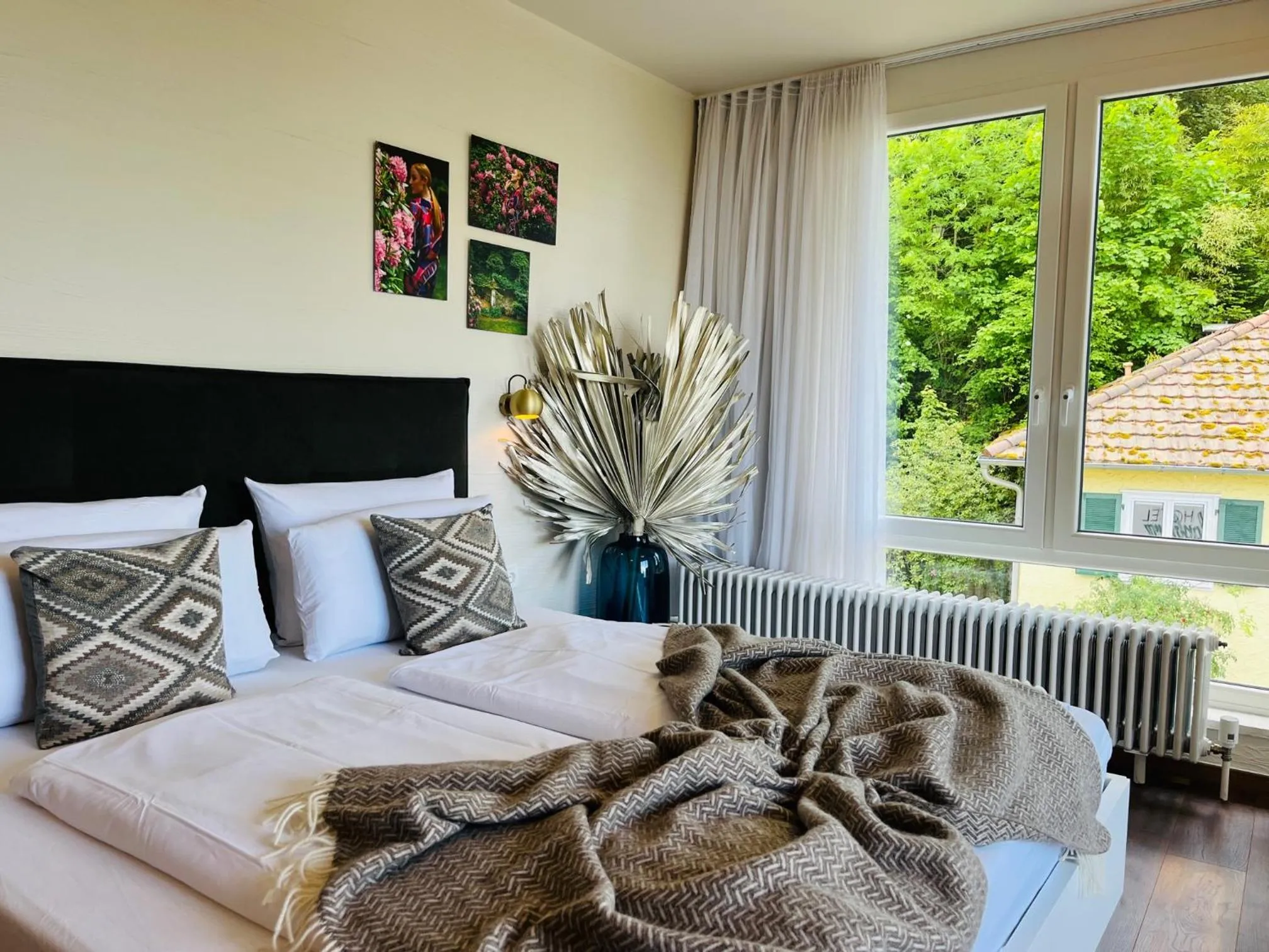 Bed in Hotel Schlossberg