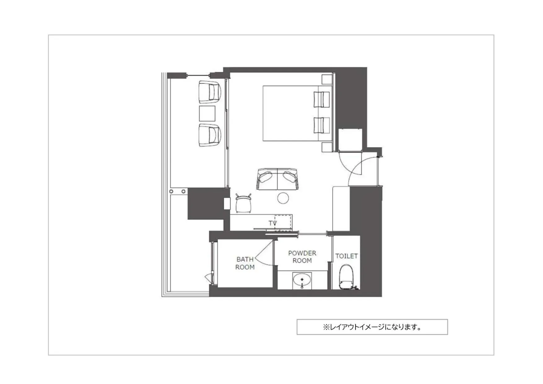 King Room with Balcony - single occupancy in PROSTYLE TERRACE NAHA