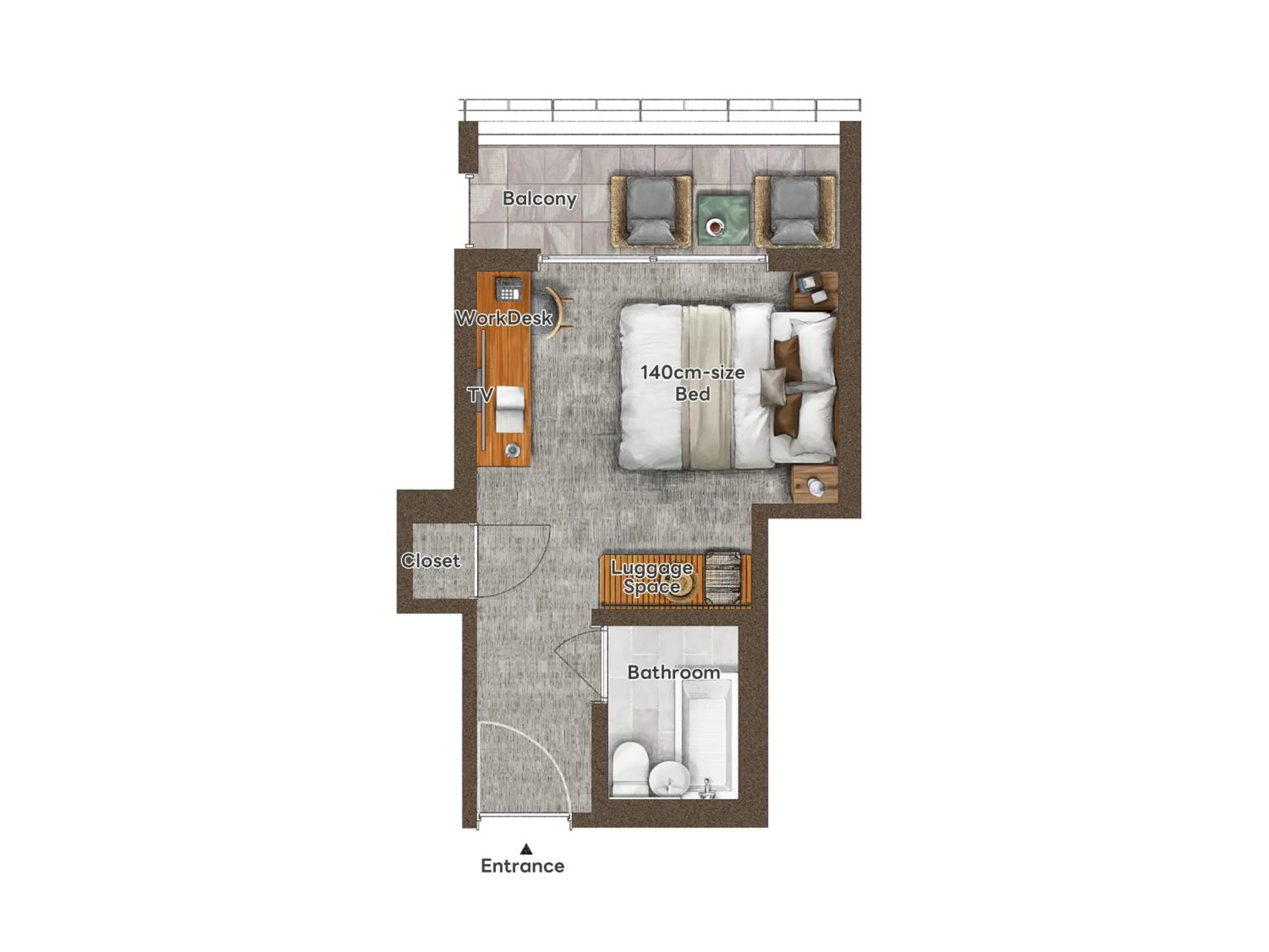 Floor plan in PROSTYLE TERRACE NAHA