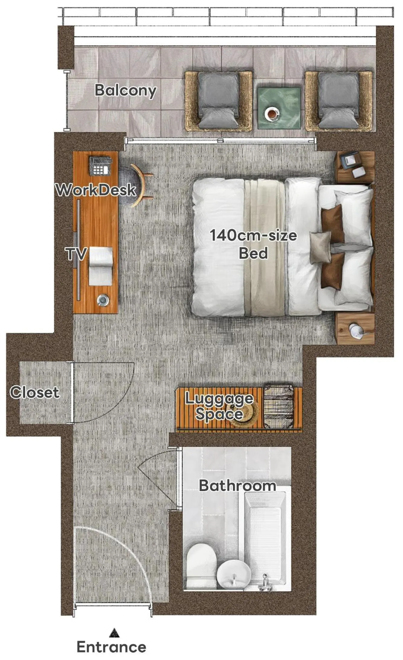 Floor plan in PROSTYLE TERRACE NAHA