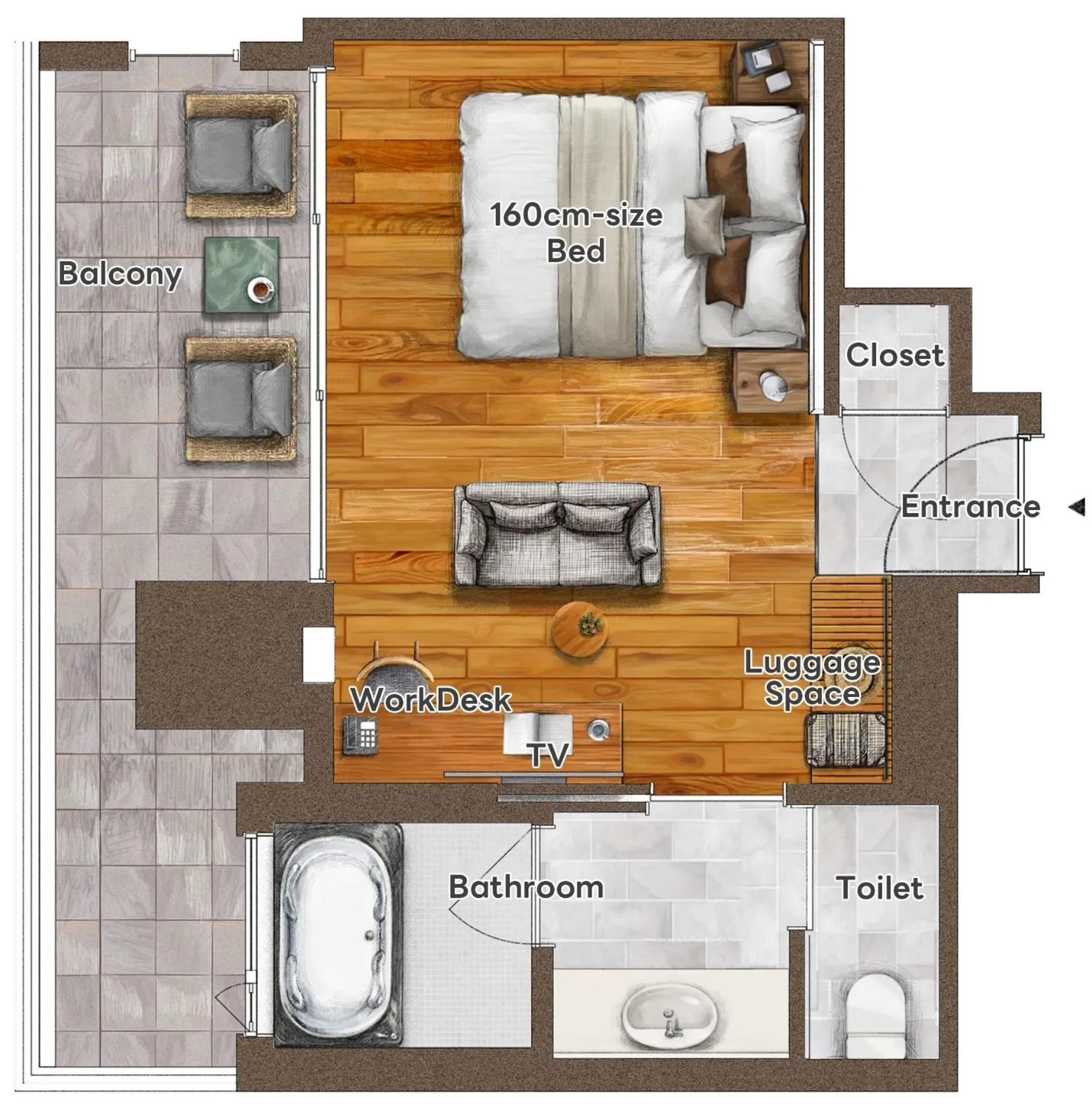 Floor plan in PROSTYLE TERRACE NAHA