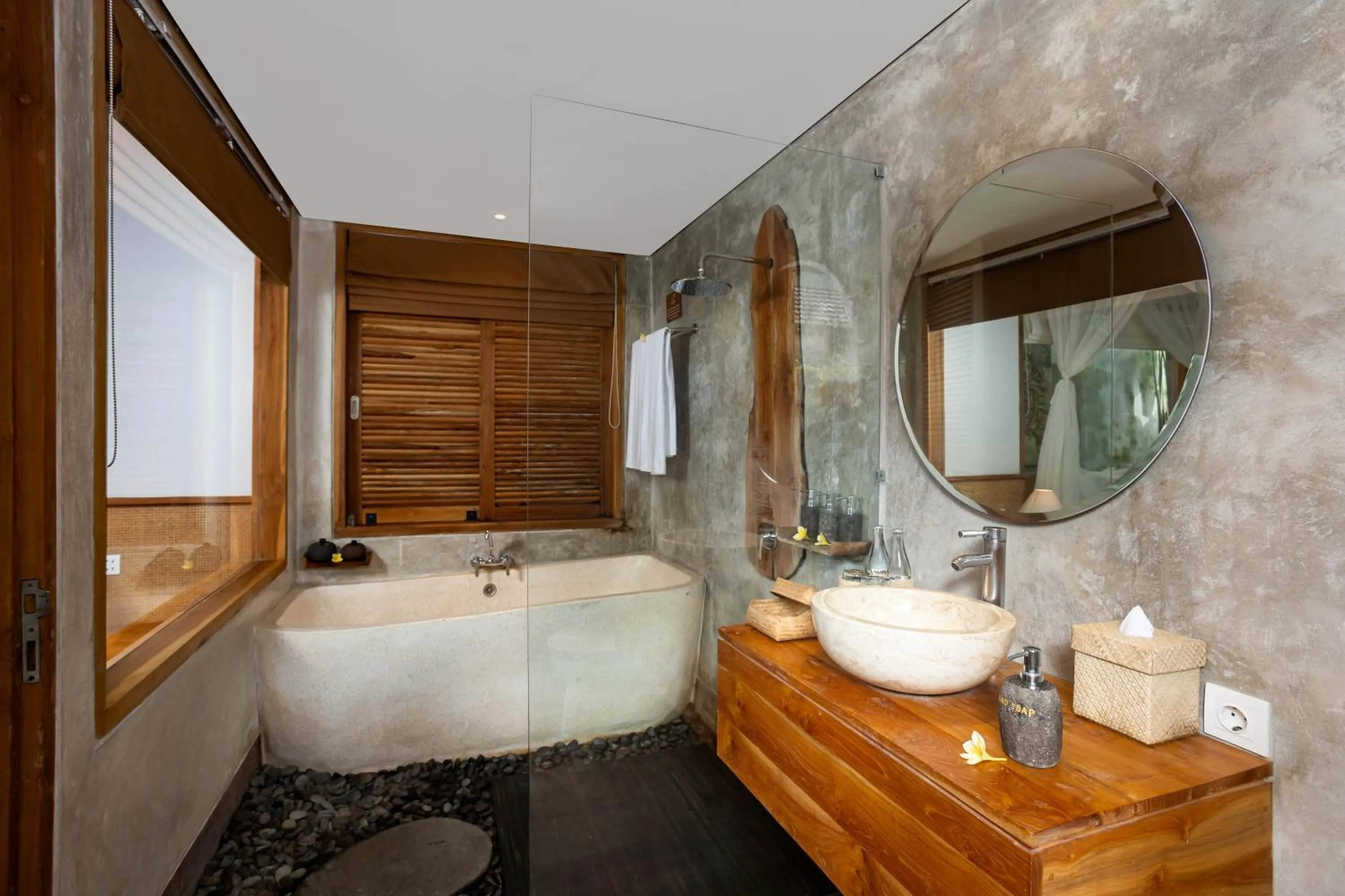 Bathroom in Reswaha Villas by GenuineHost