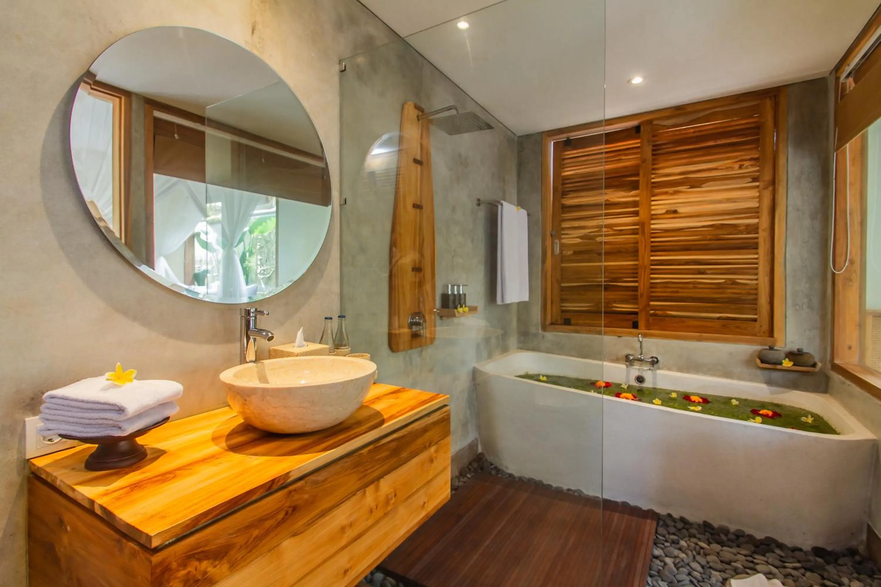 Bathroom in Reswaha Villas by GenuineHost