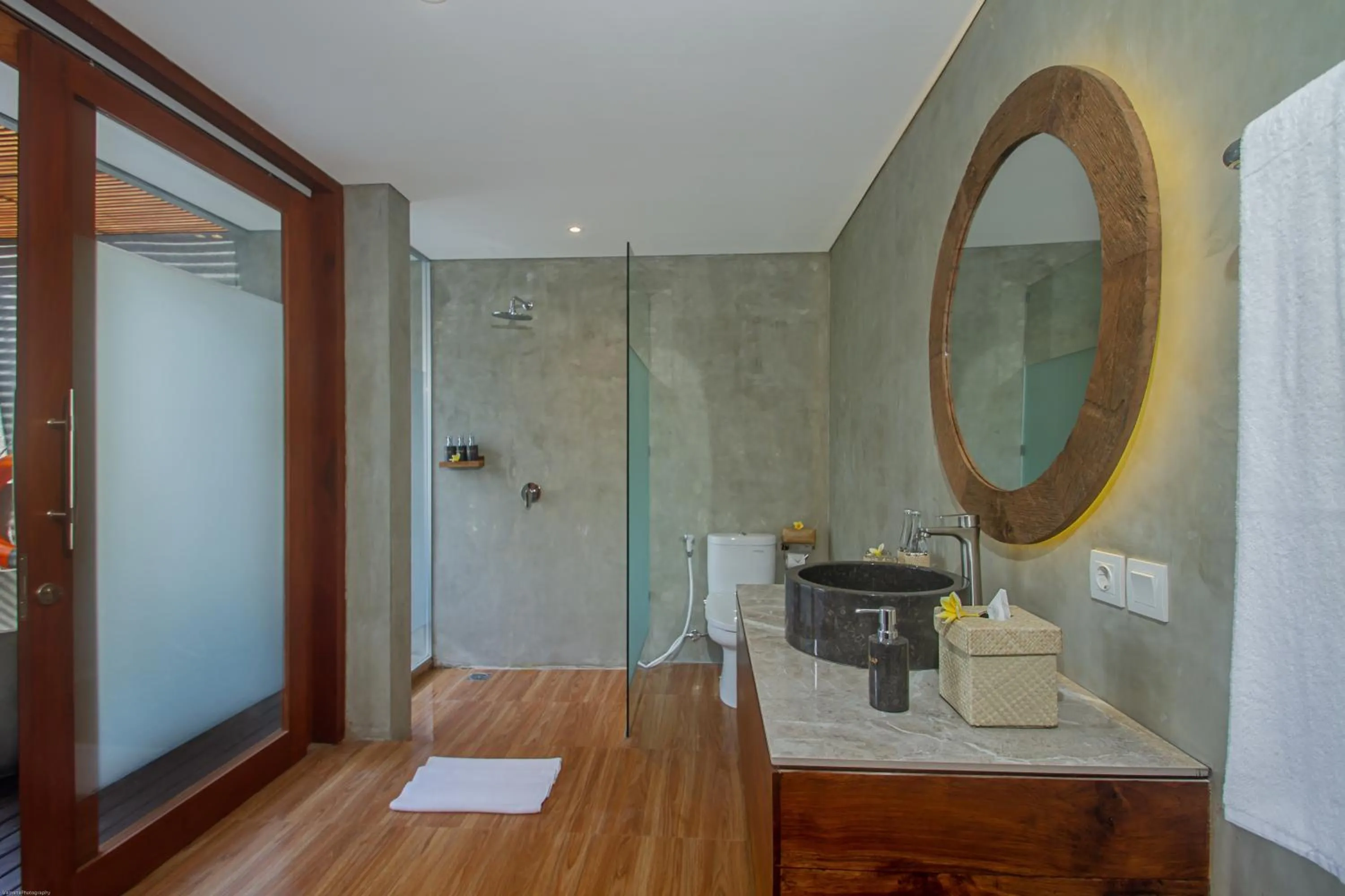 Bathroom in Reswaha Villas by GenuineHost