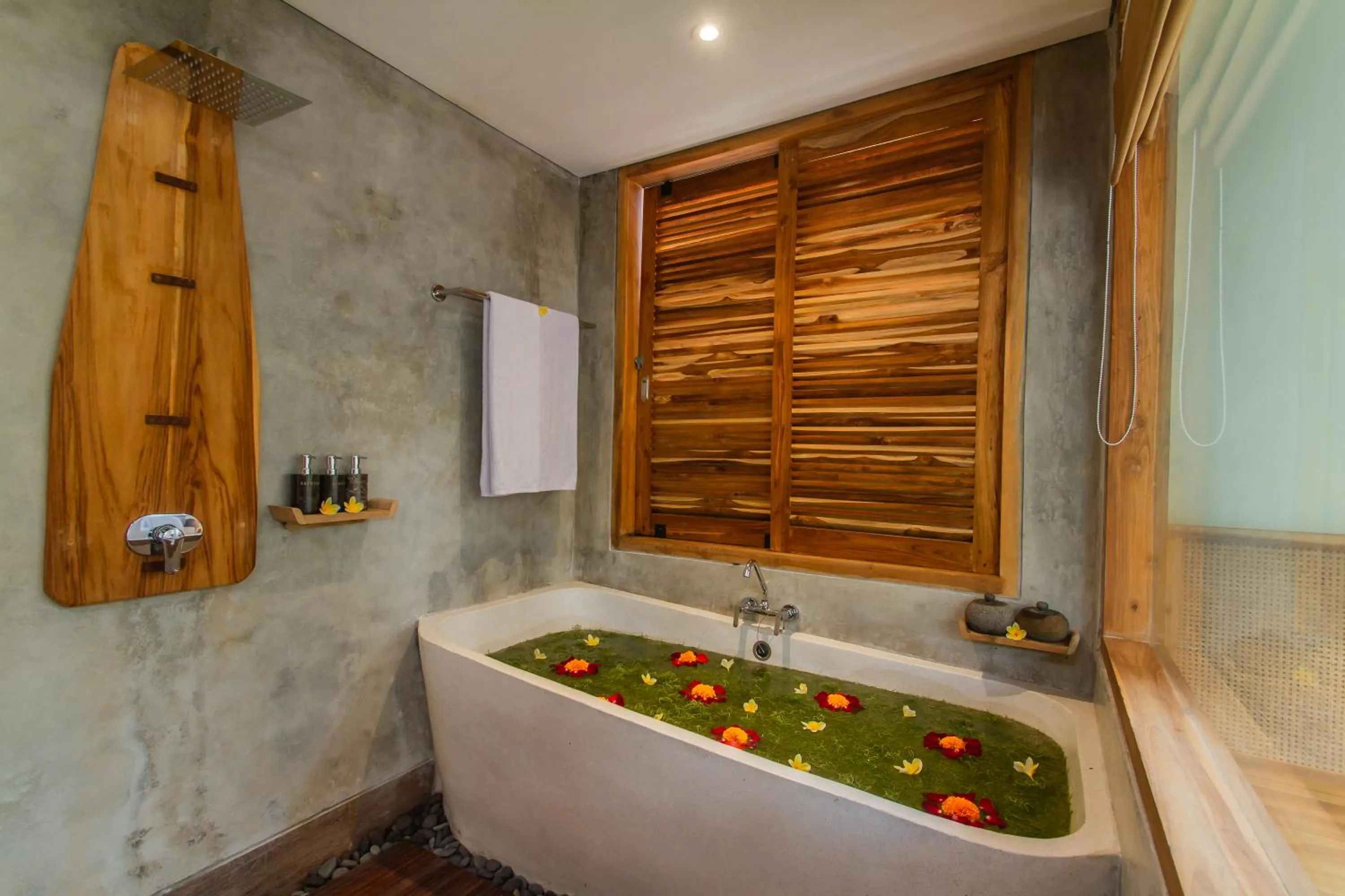Bathroom in Reswaha Villas by GenuineHost