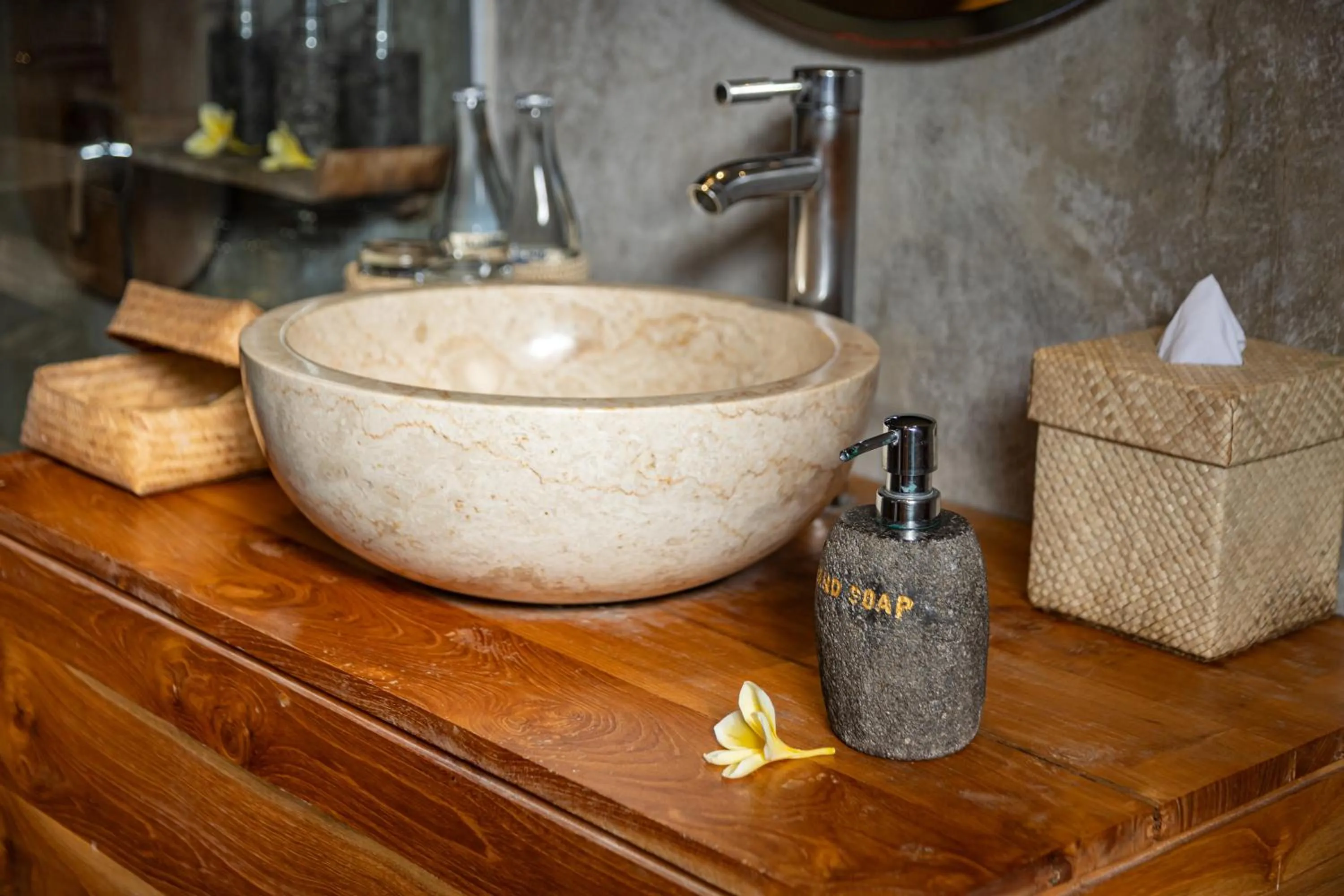 Bathroom in Reswaha Villas by GenuineHost