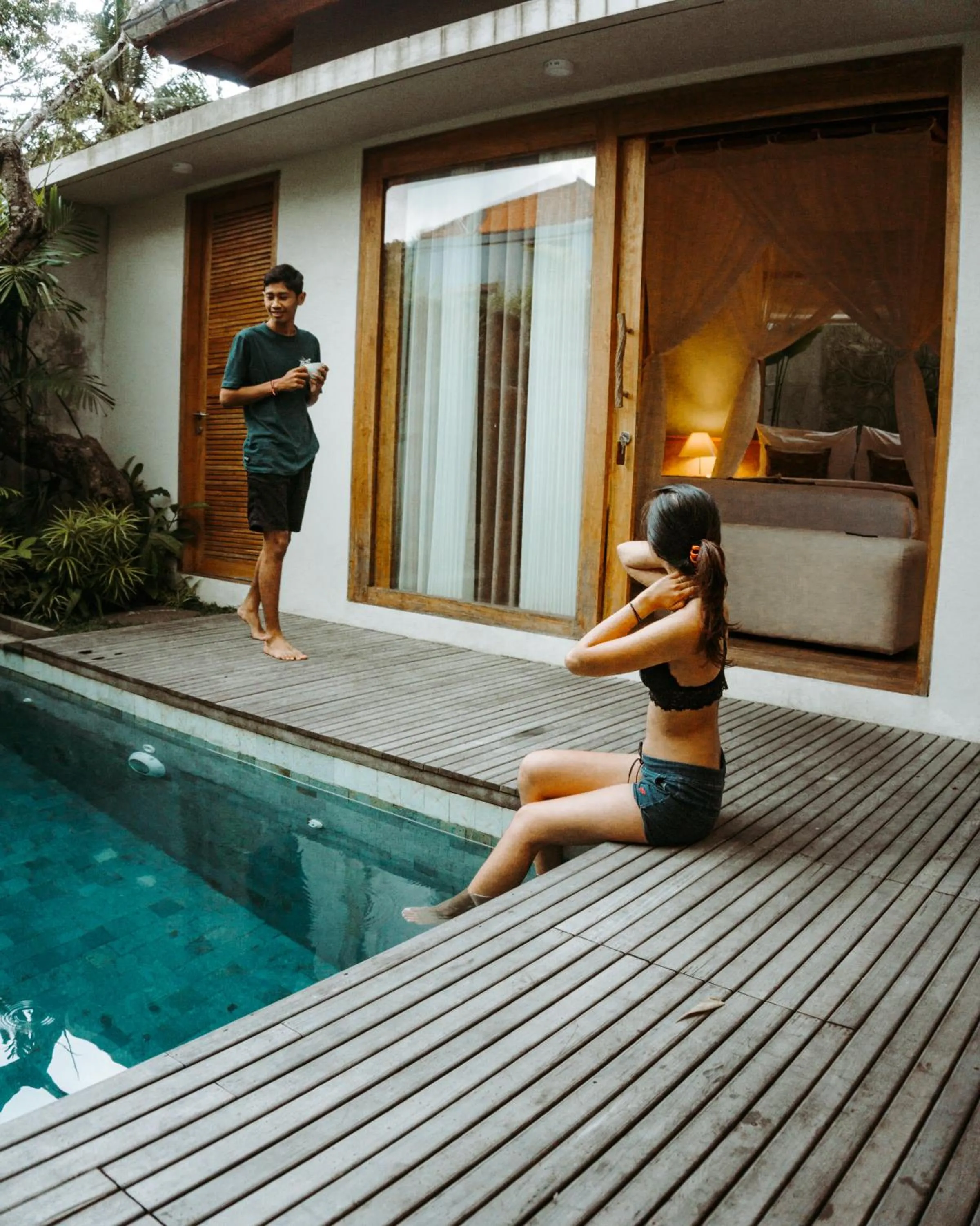 Balcony/Terrace in Reswaha Villas by GenuineHost