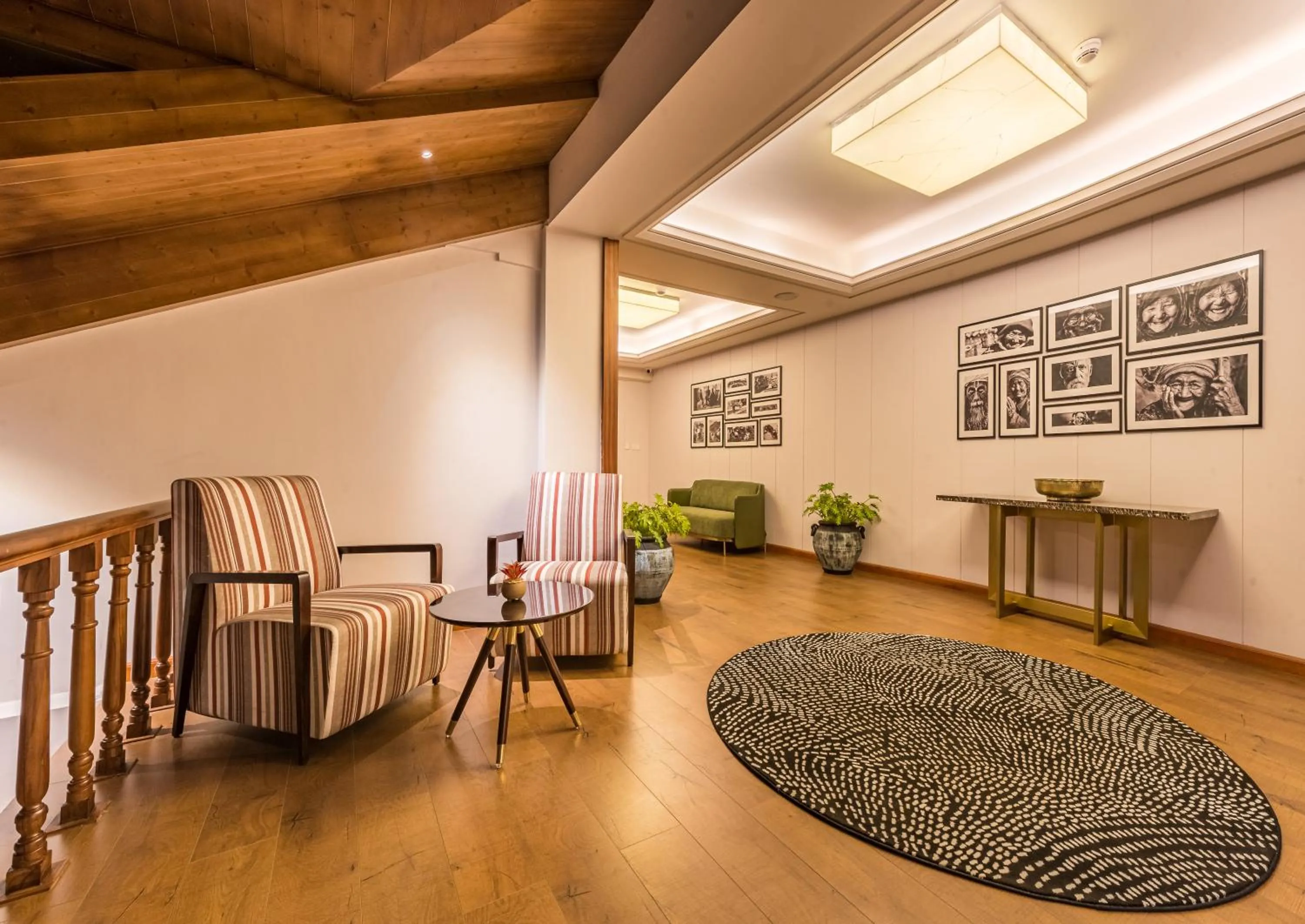 Seating area in Udaan Himalayan Suites and Spa