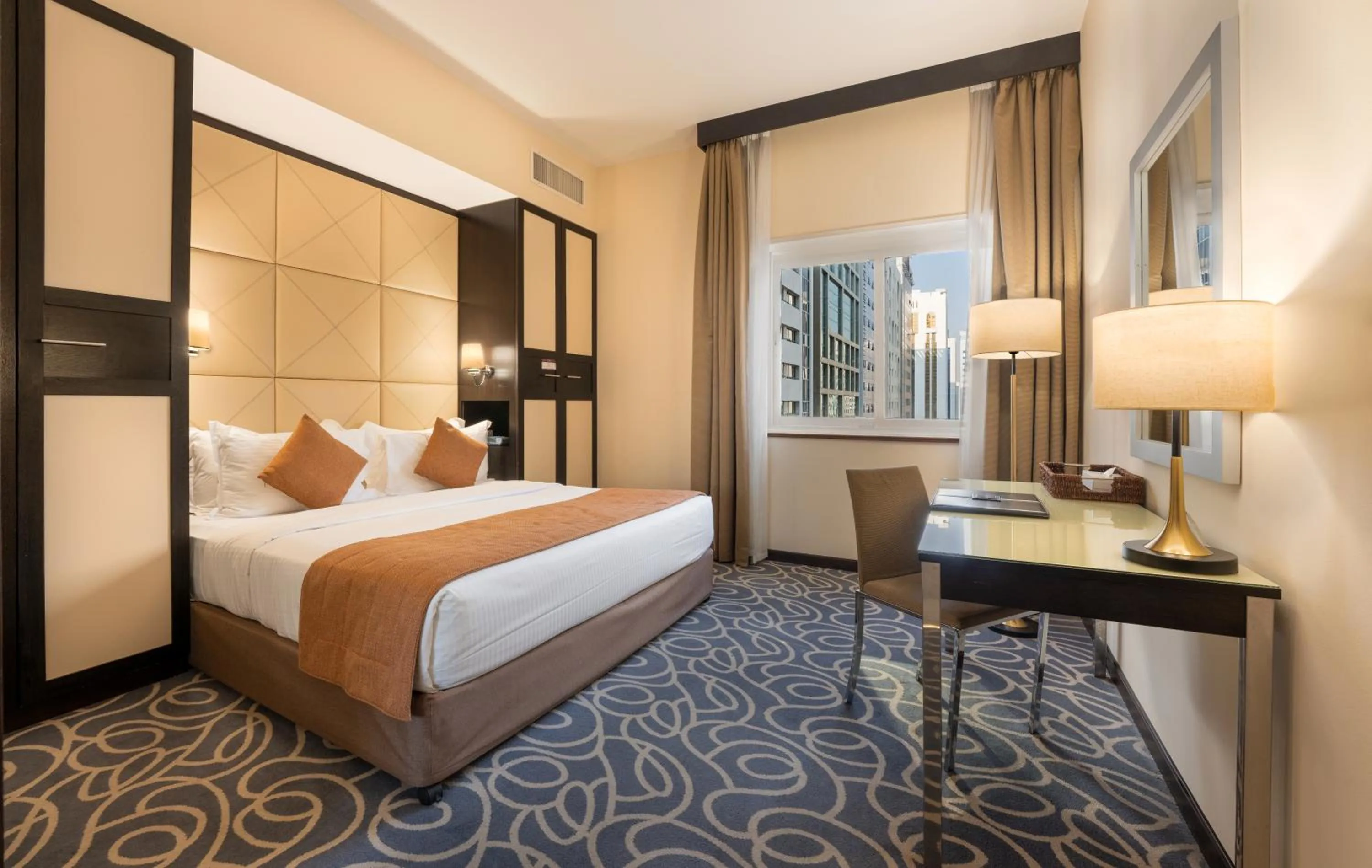 Bed in The Eclipse Boutique Suites