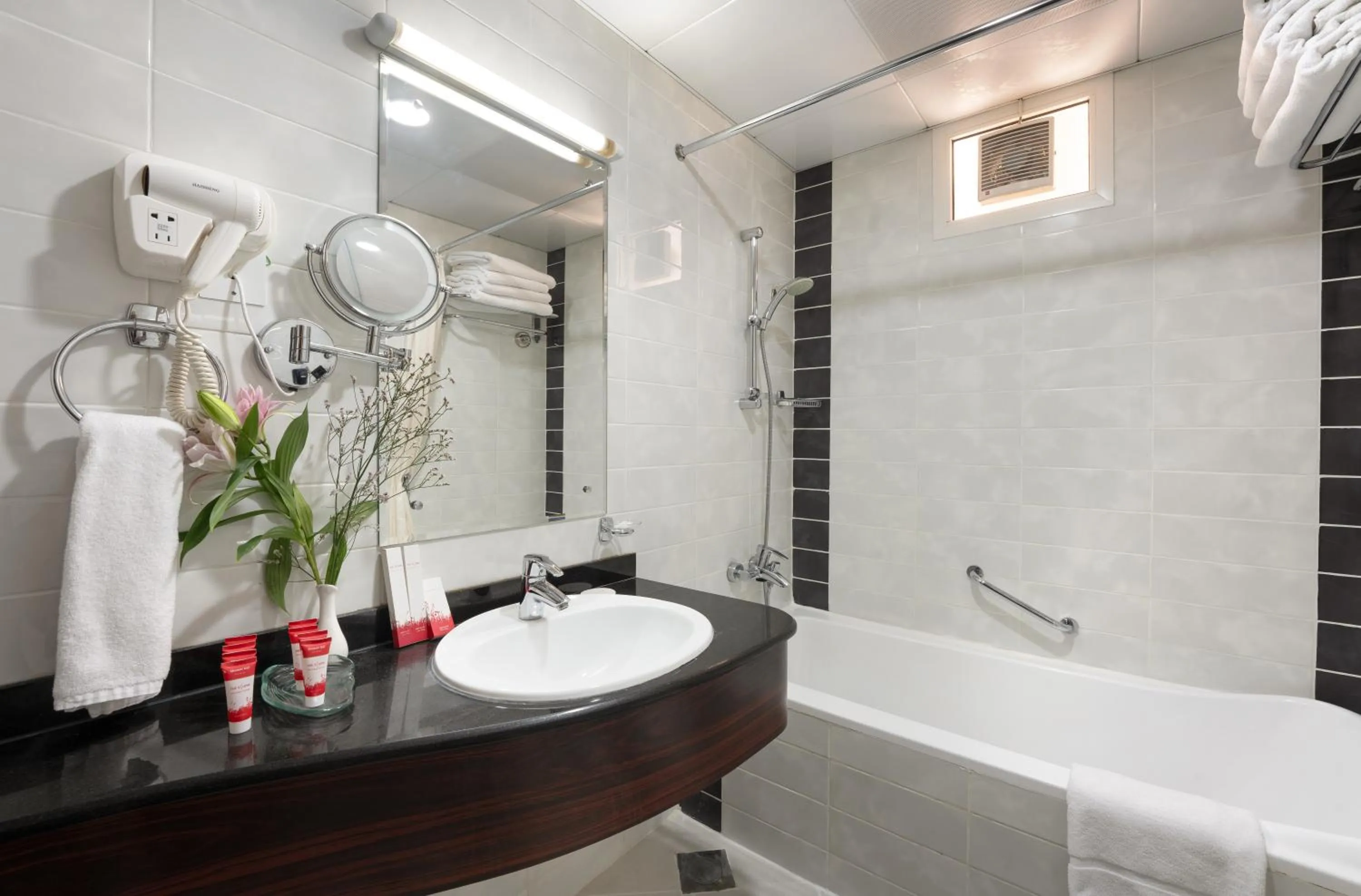 Shower in The Eclipse Boutique Suites