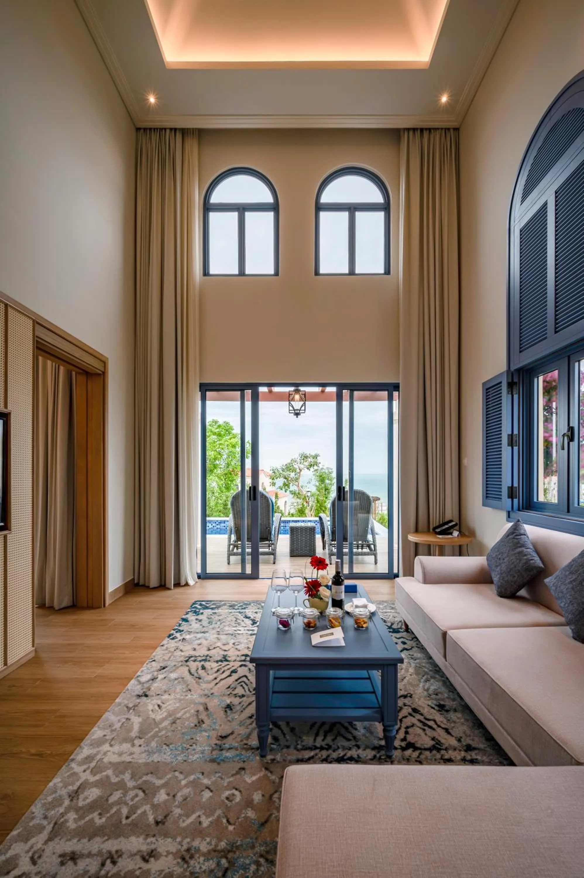 Patio, Bed in Centara Mirage Resort Mui Ne