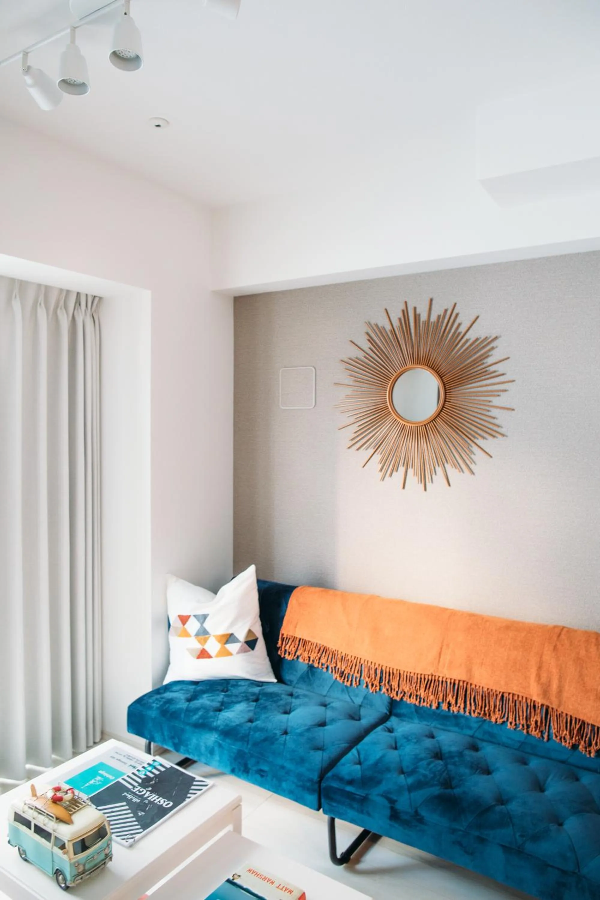 Seating area, Bed in Section L Asakusa East