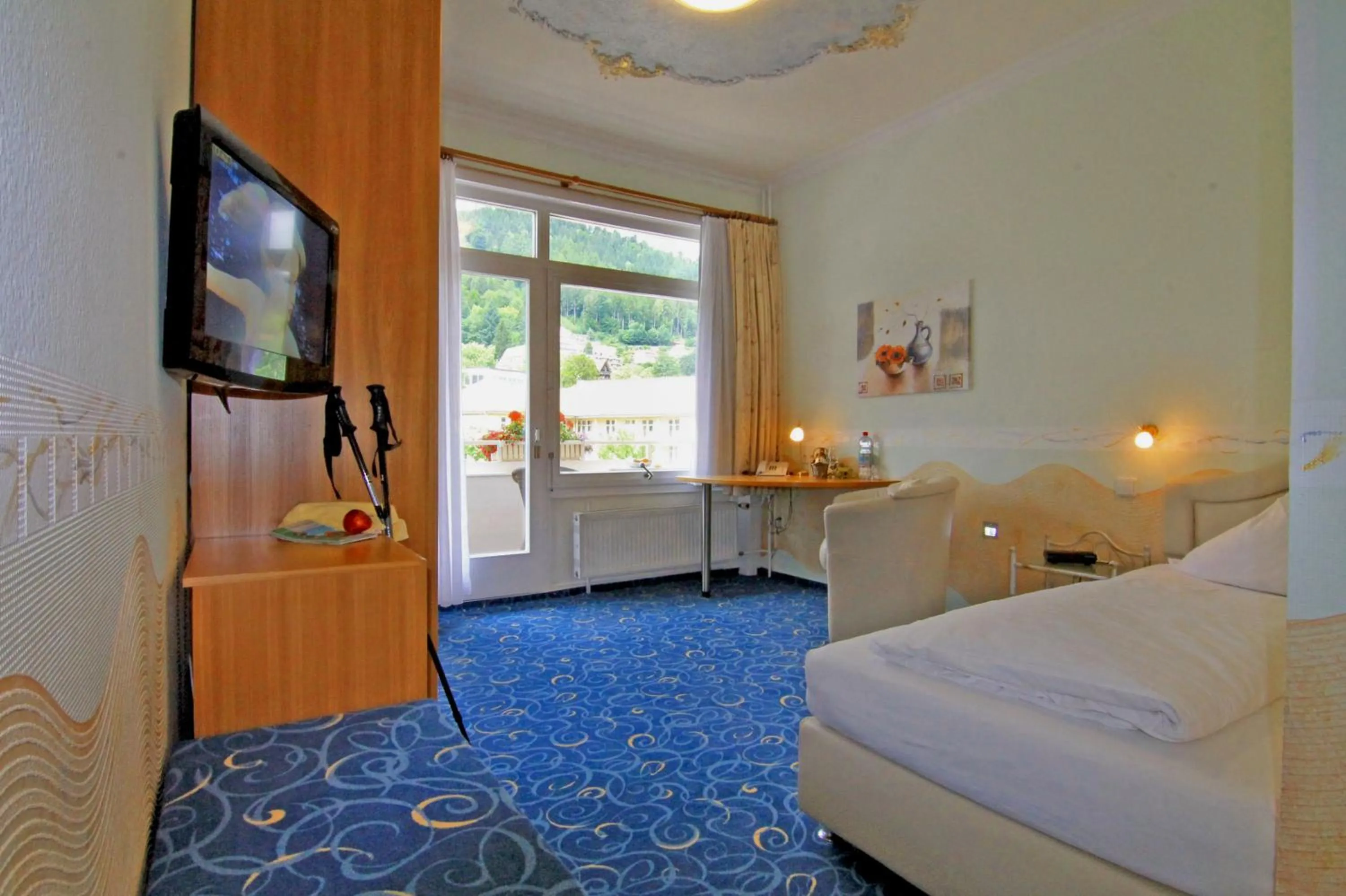 Bedroom, Bed in Hotel Weingärtner