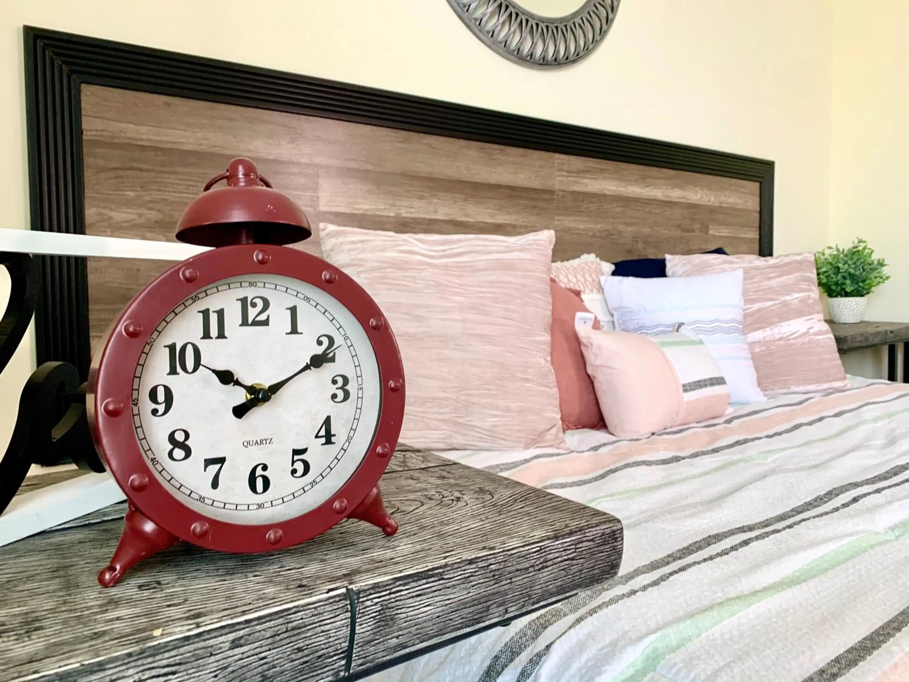 Bedroom, Bed in The Eastside Manor- With Private Yard & Free Parking, Minutes From Falls & Casino by Niagara Hospitality