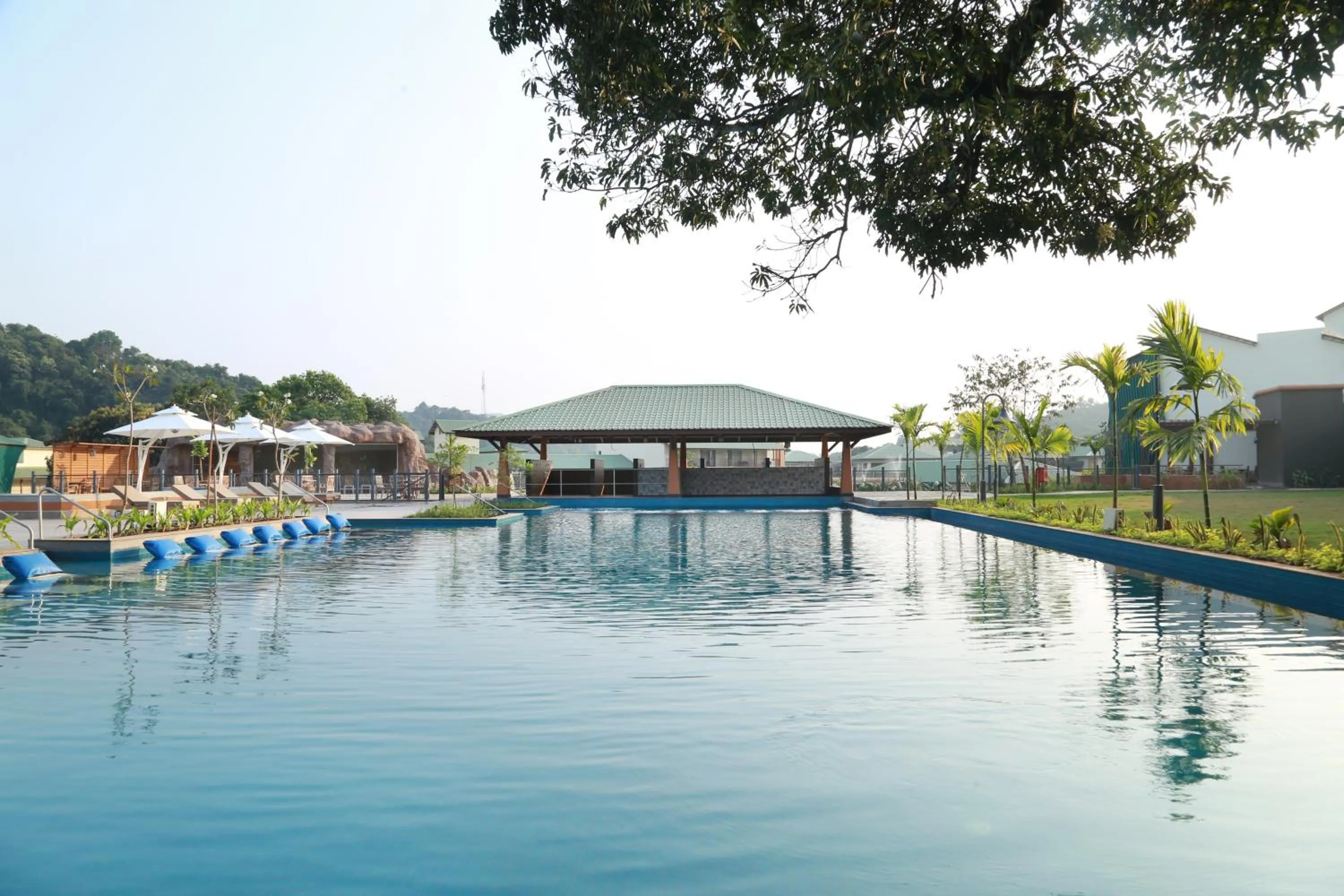 Swimming pool in Club Mahindra Assonora, Goa