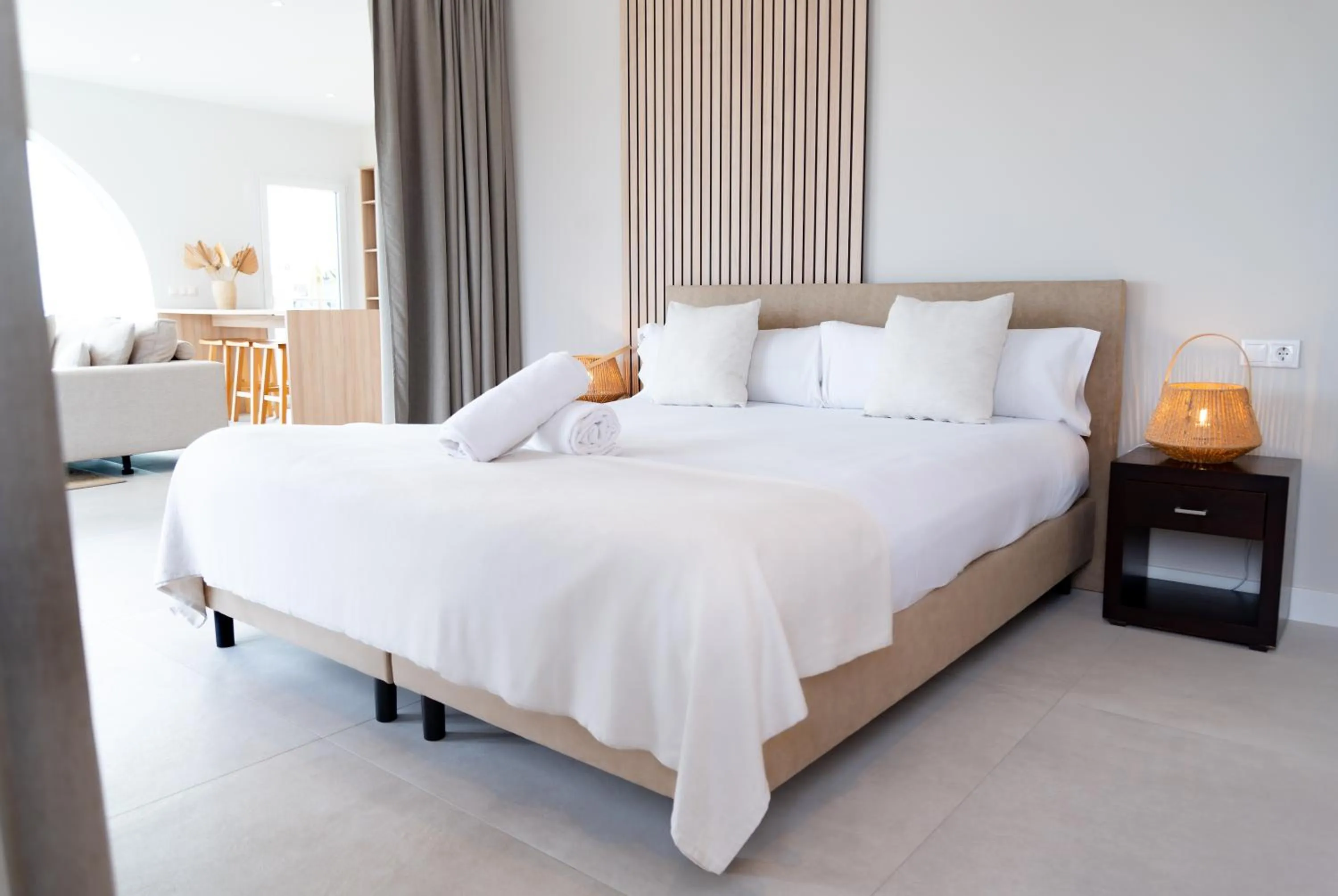 Bed in Portomar Apartments - 4-Star Superior Hotel